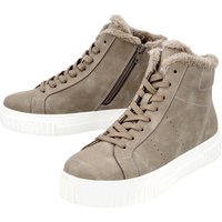 ESMARA® Damen Highcut-Sneaker (Taupe, 36)