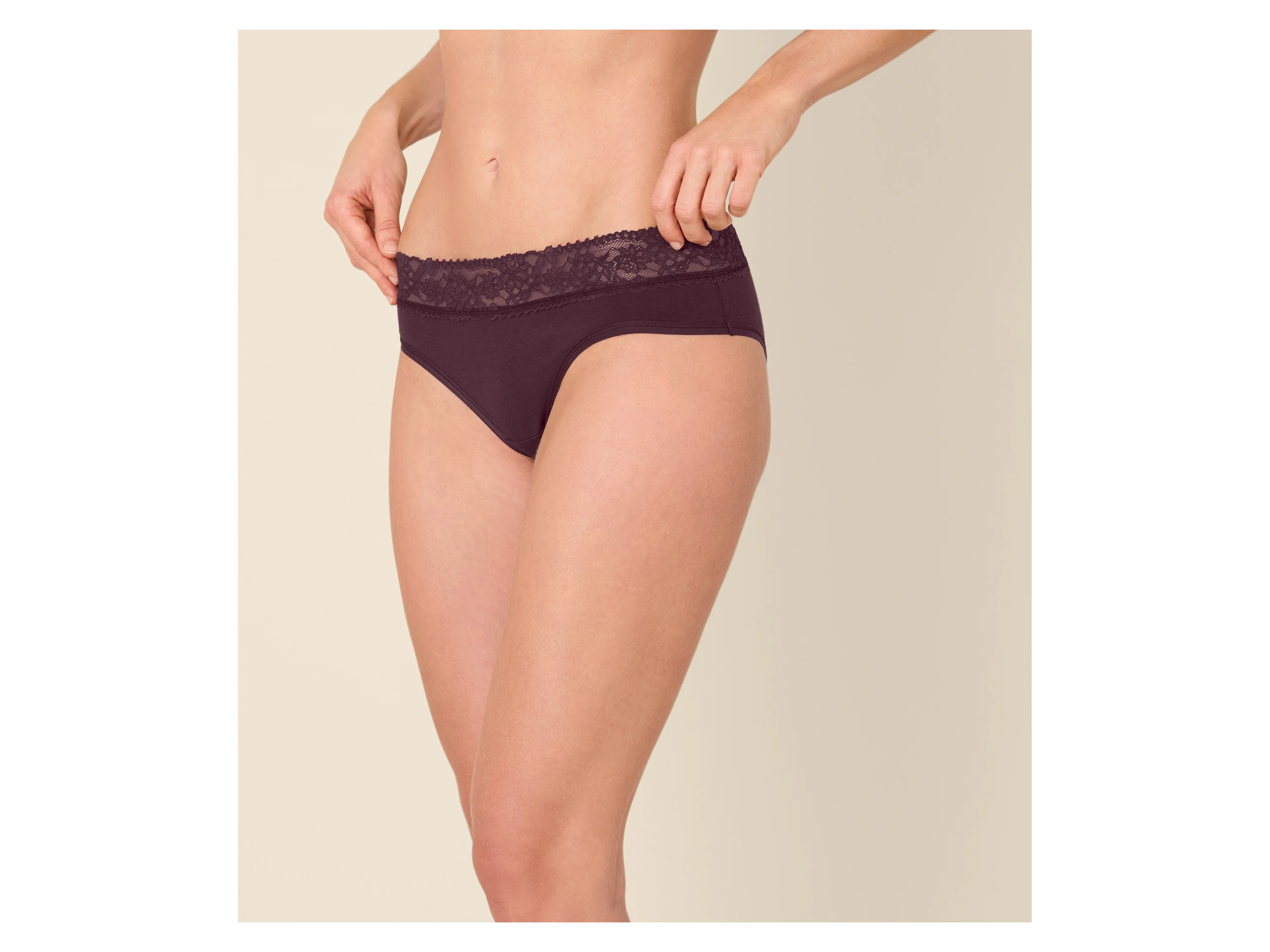 ESMARA® Damen Hipster, 5 Stück (rot/rosé, M(40/42)) – Bild 2 von 4