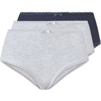 ESMARA® Damen Hipster 3er (navy/grau, XS(32/34))