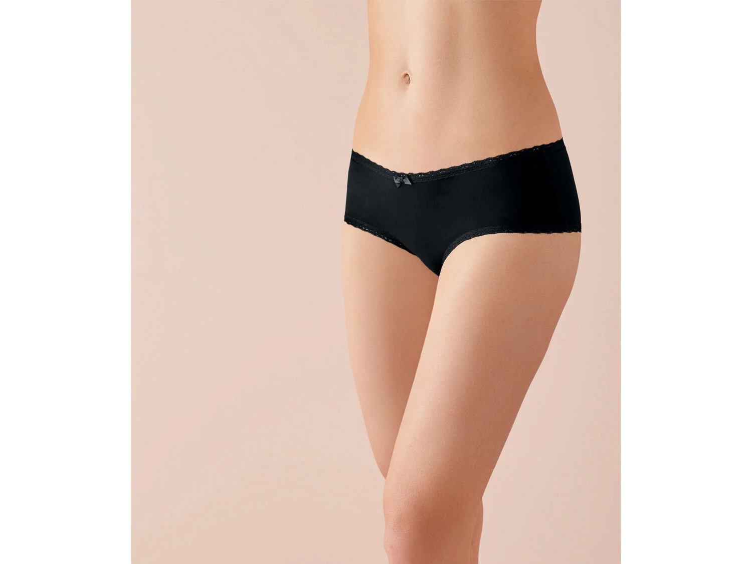 ESMARA® Damen Hipster 3er (Schwarz/weiß, XS(32/34)) – Bild 4 von 4