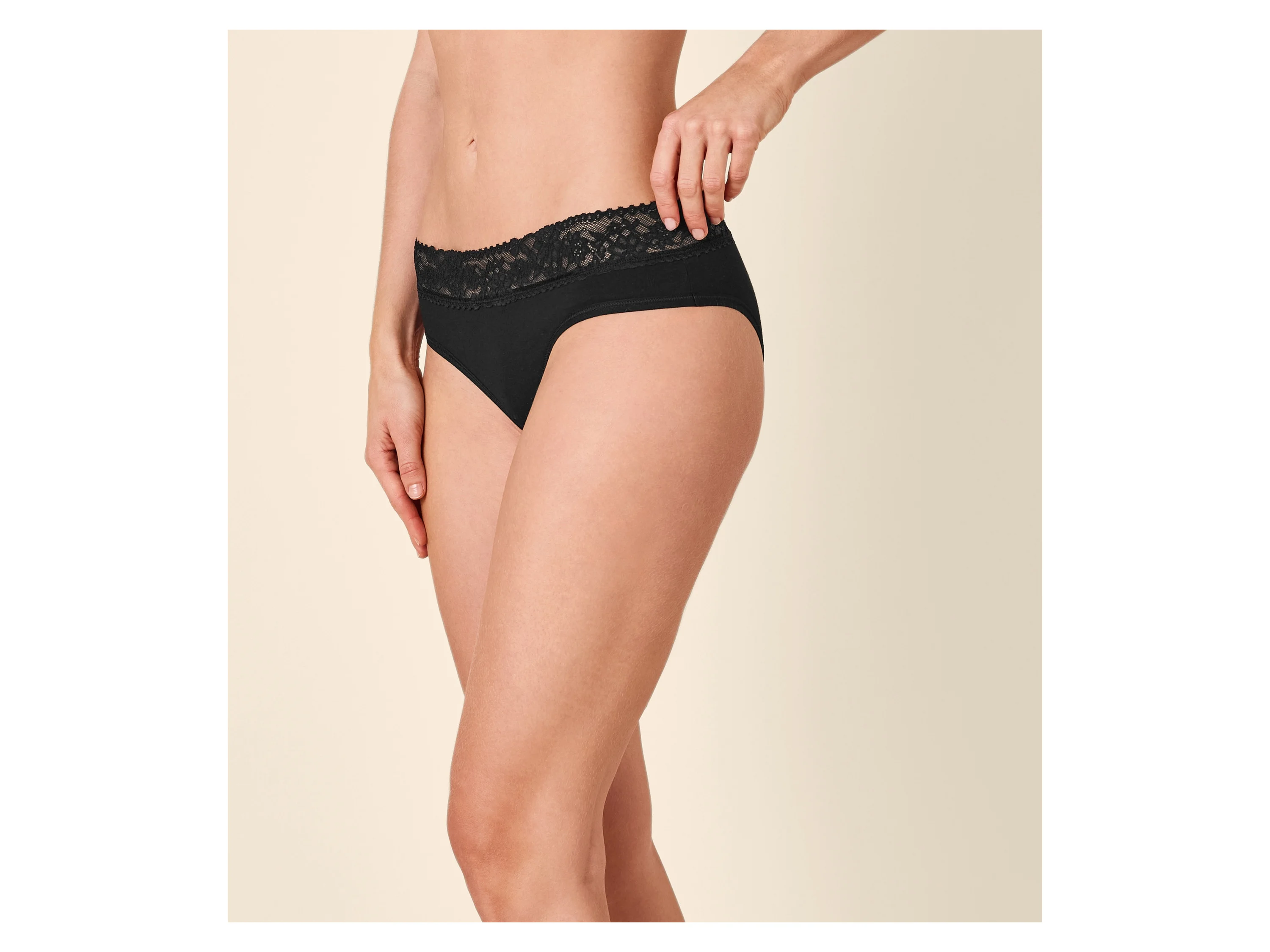 ESMARA® Damen Hipster, 5 Stück (Schwarz, S(36/38)) – Bild 2 von 4