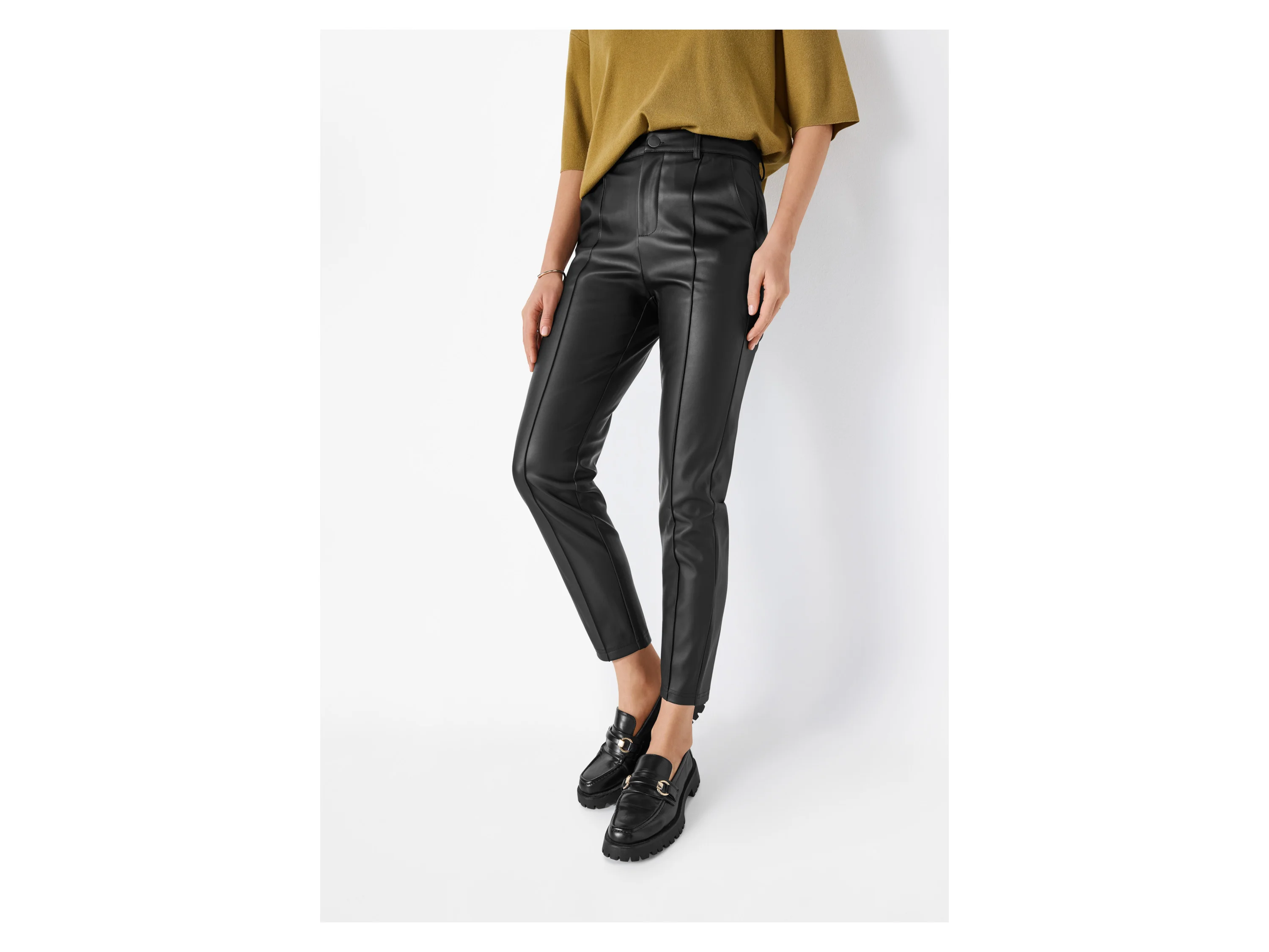 ESMARA® Damen Hose, Wide-Leg-Hose (Schmal, 34) – Bild 2 von 3