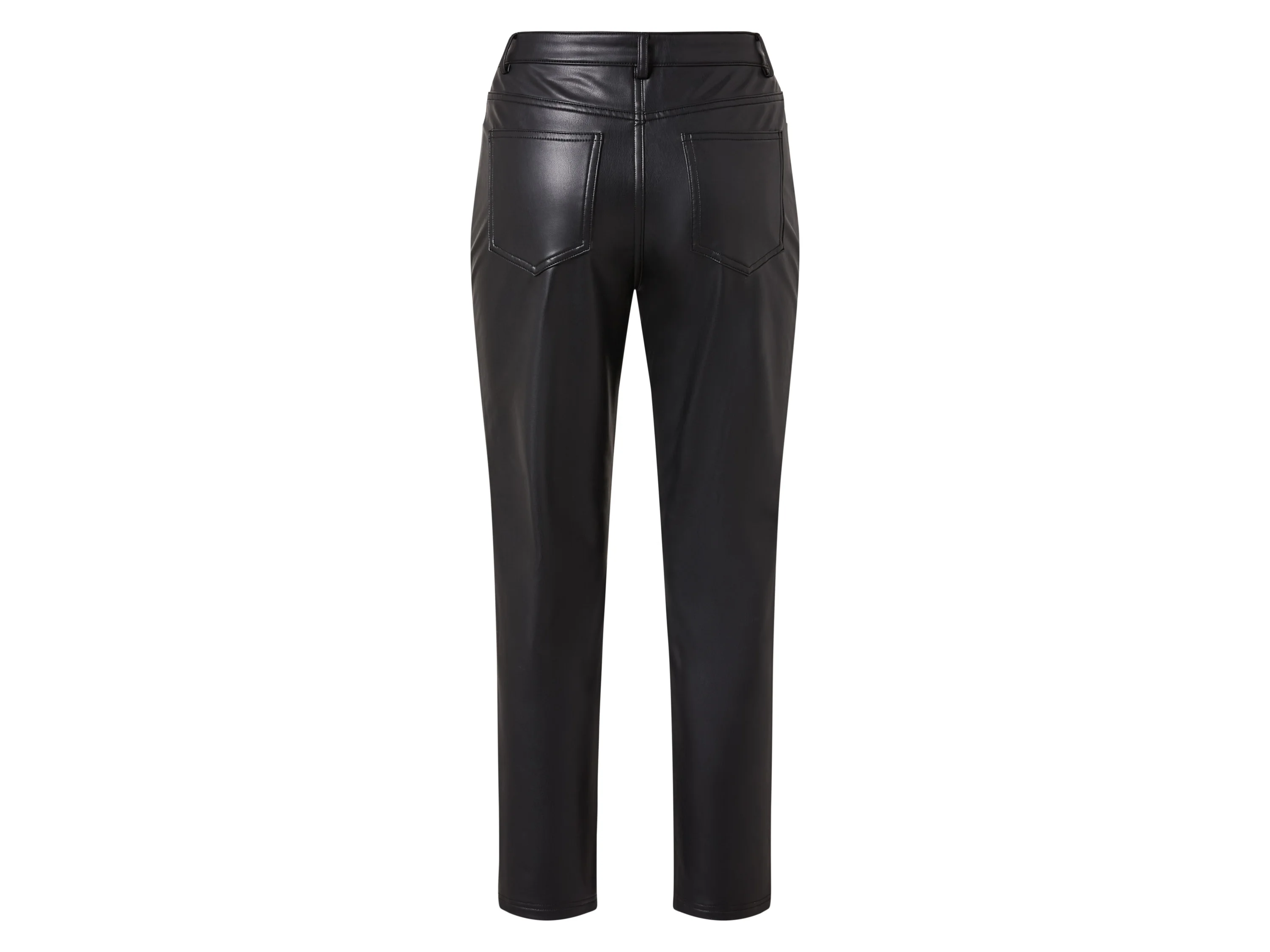 ESMARA® Damen Hose, in Lederoptik (Schwarz, 36) – Bild 3 von 4
