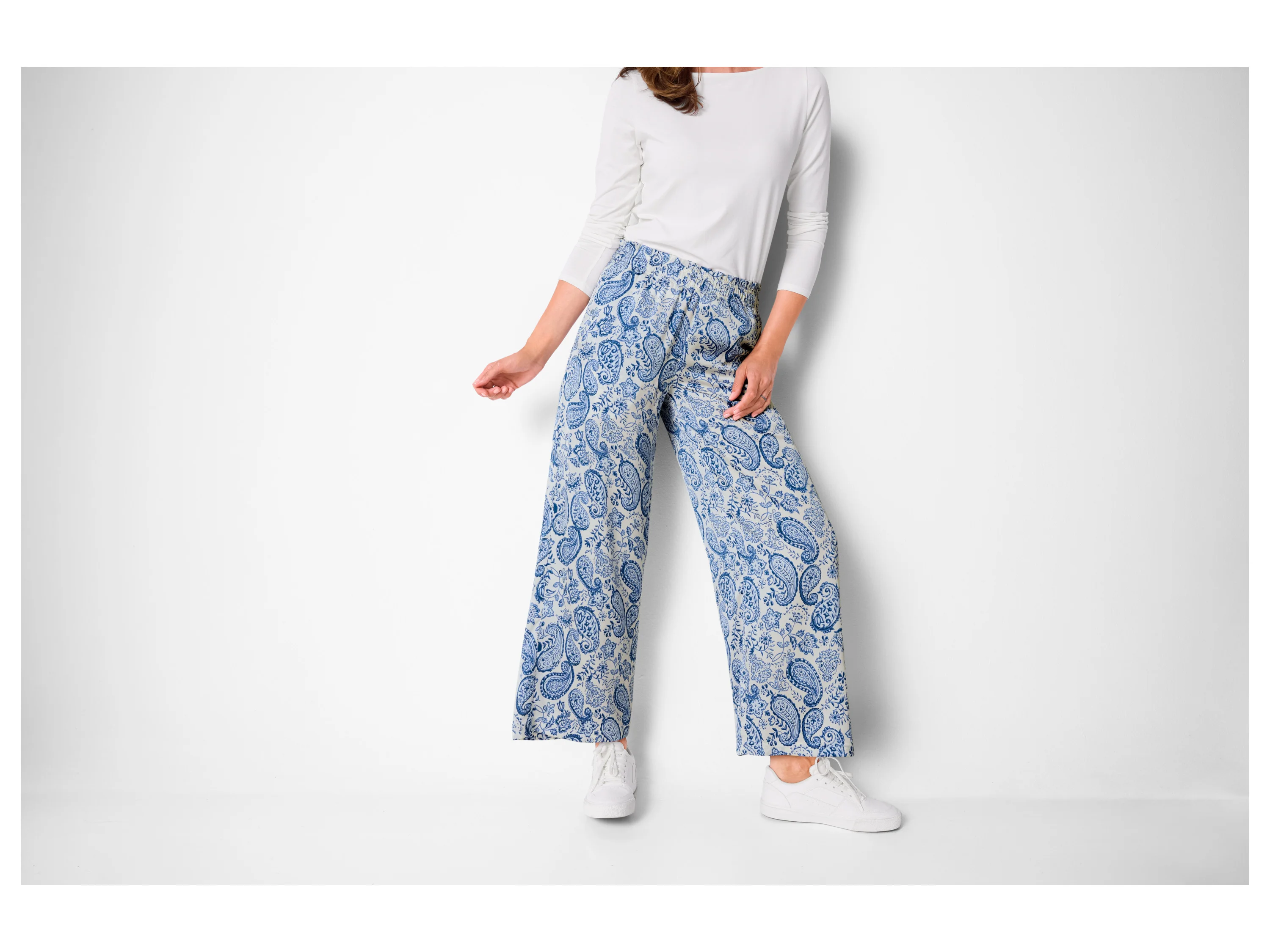 ESMARA® Damen Hose (Gemustert, S (36/38)) – Bild 2 von 3