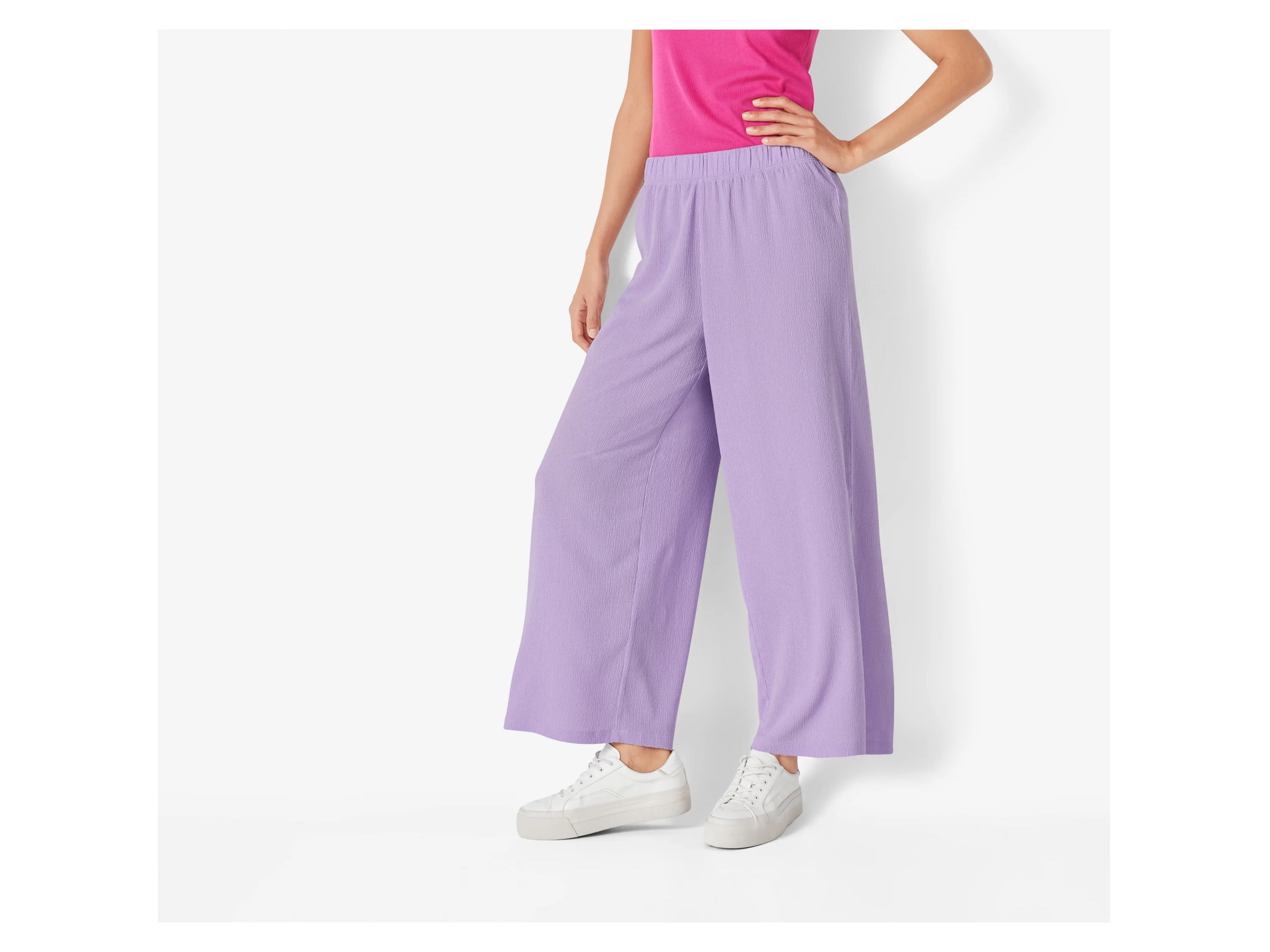 ESMARA® Damen Hose (Lila, S(36/38)) – Bild 2 von 3