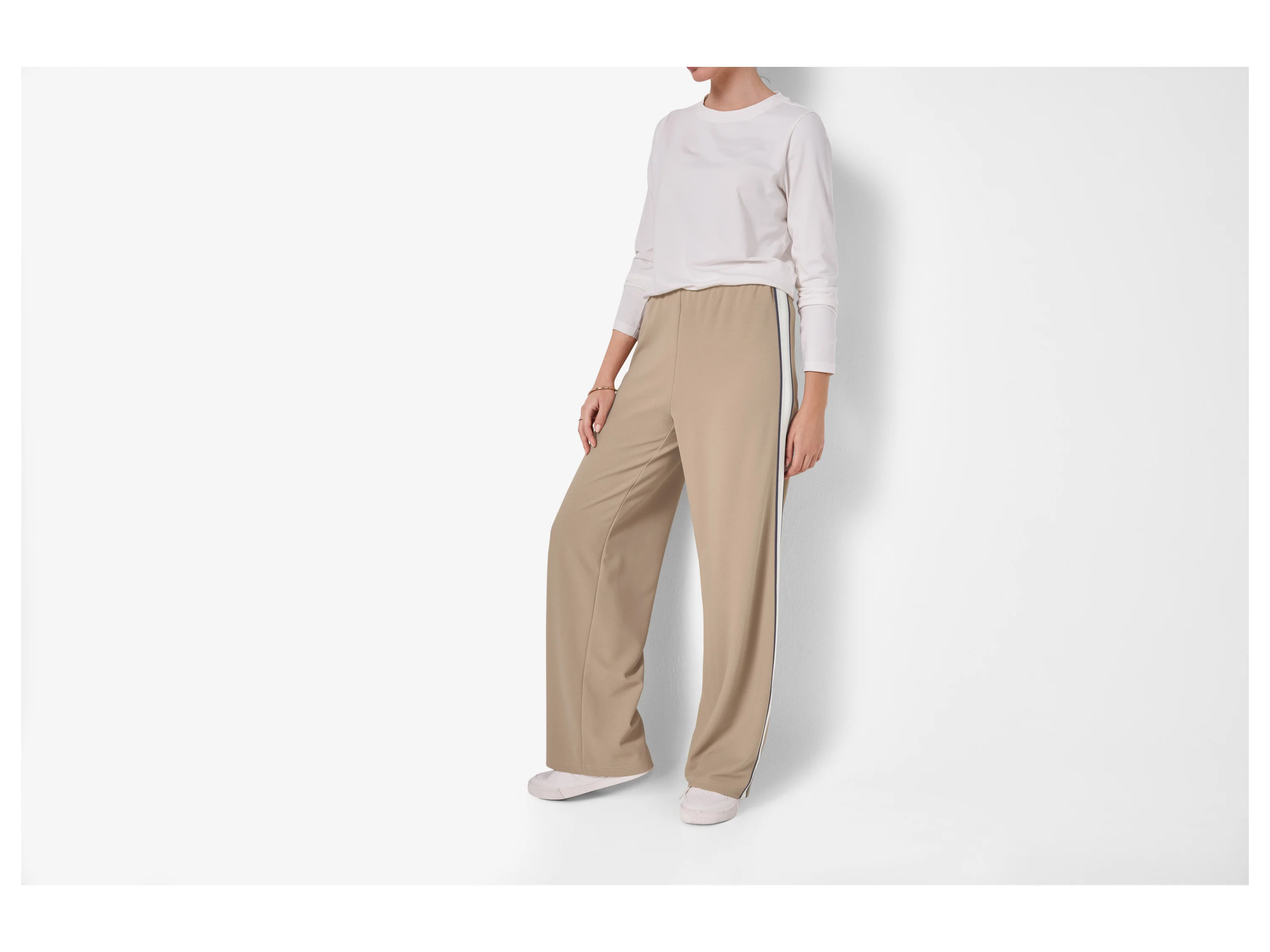 ESMARA® Damen Hose Loungewear (Beige, L(44/46)) – Bild 2 von 4