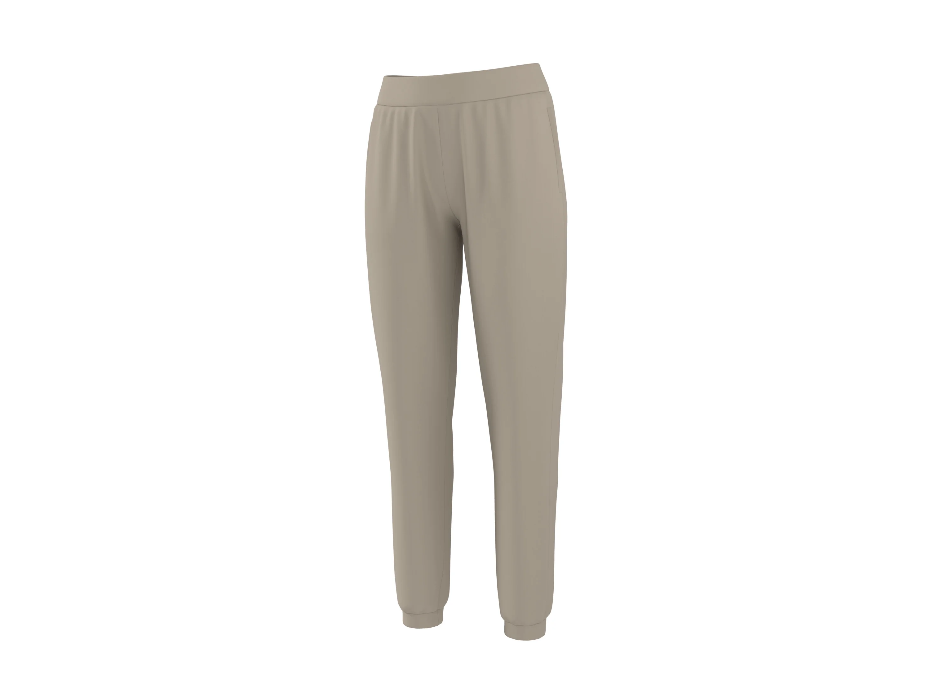 ESMARA® Damen Hose Loungewear (Beige, XS(32/34)) – Bild 2 von 3