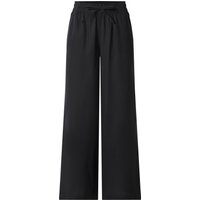 ESMARA® Damen Hose mit Leinen (Schwarz, XS(32/34))