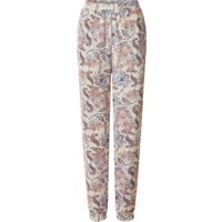 ESMARA® Damen Hose (Muster blau/weiß, XS (32/34))