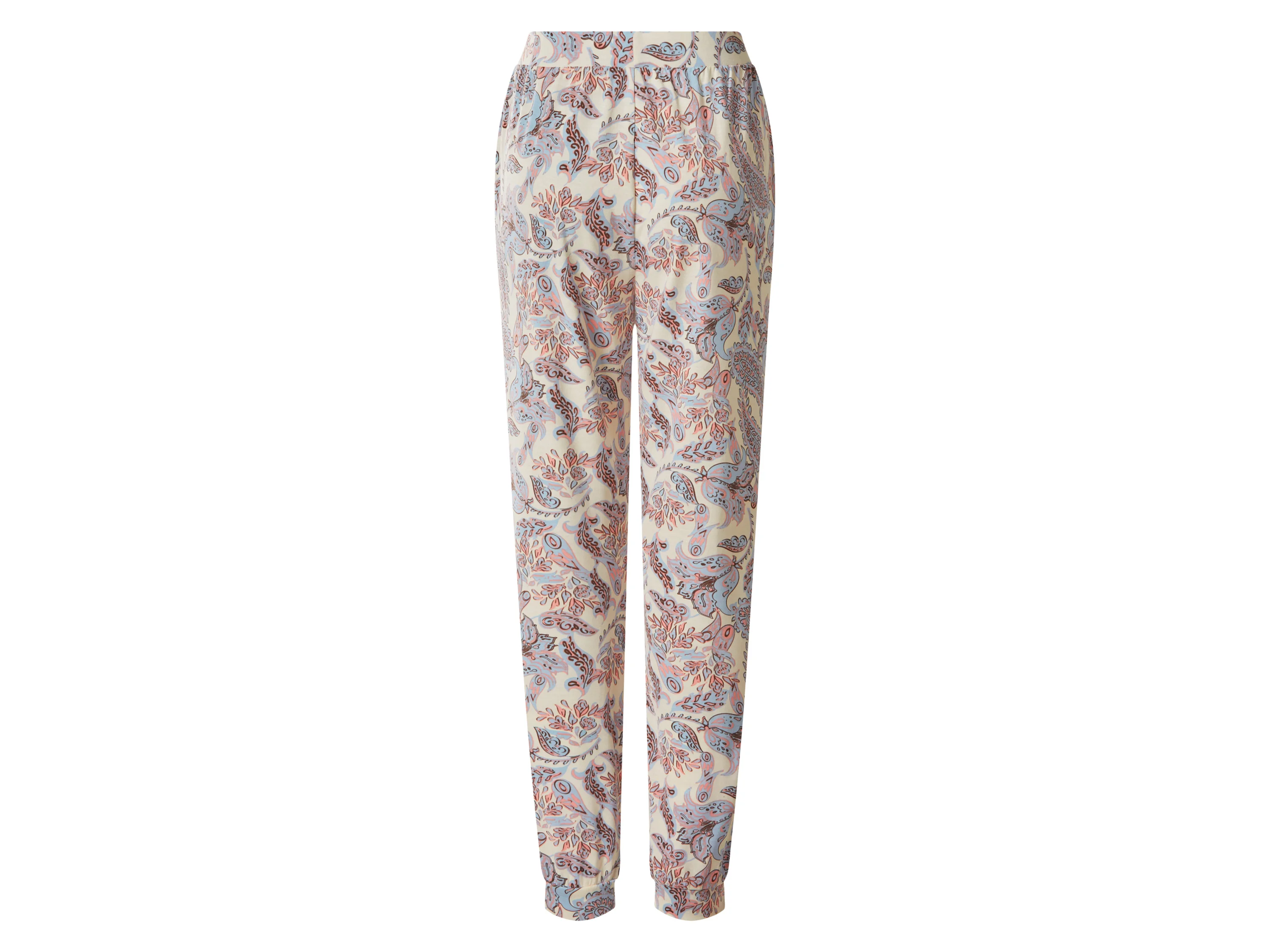 ESMARA® Damen Hose (Muster blau/weiß, XS (32/34)) – Bild 2 von 3