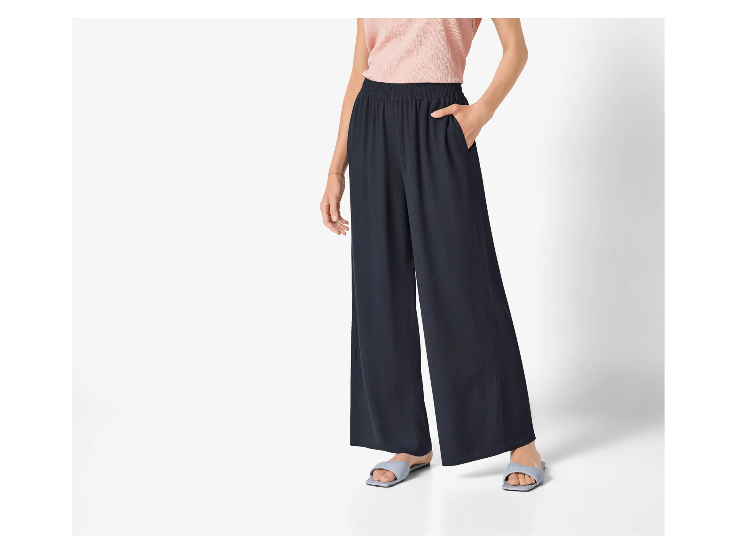 ESMARA® Damen Hose (Navy, XS(32/34)) – Bild 2 von 3