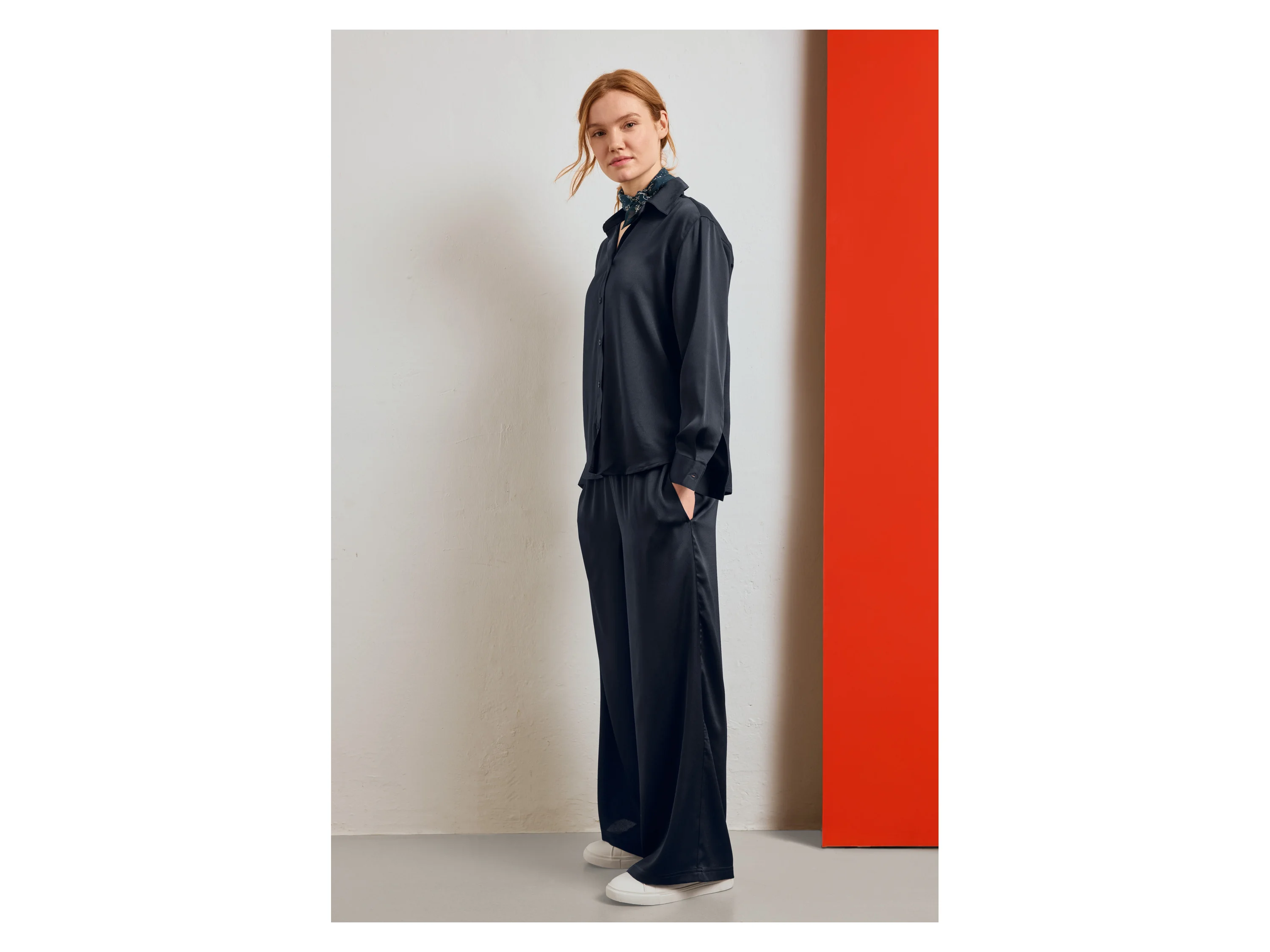 ESMARA® Damen Hose (Navy, L (44/46)) – Bild 4 von 4