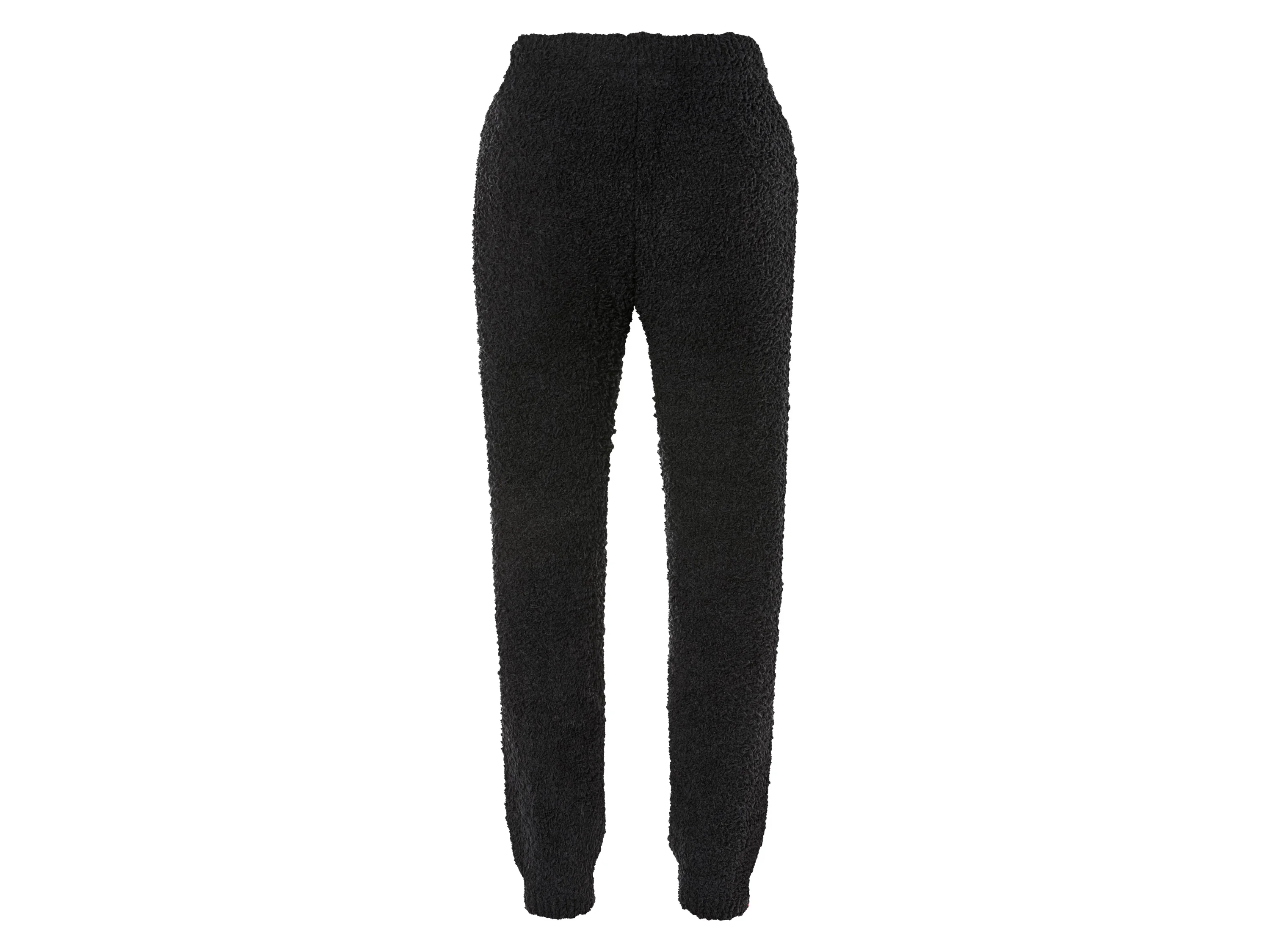 ESMARA® Damen Hose Plüsch (Schwarz, S(36/38)) – Bild 3 von 4