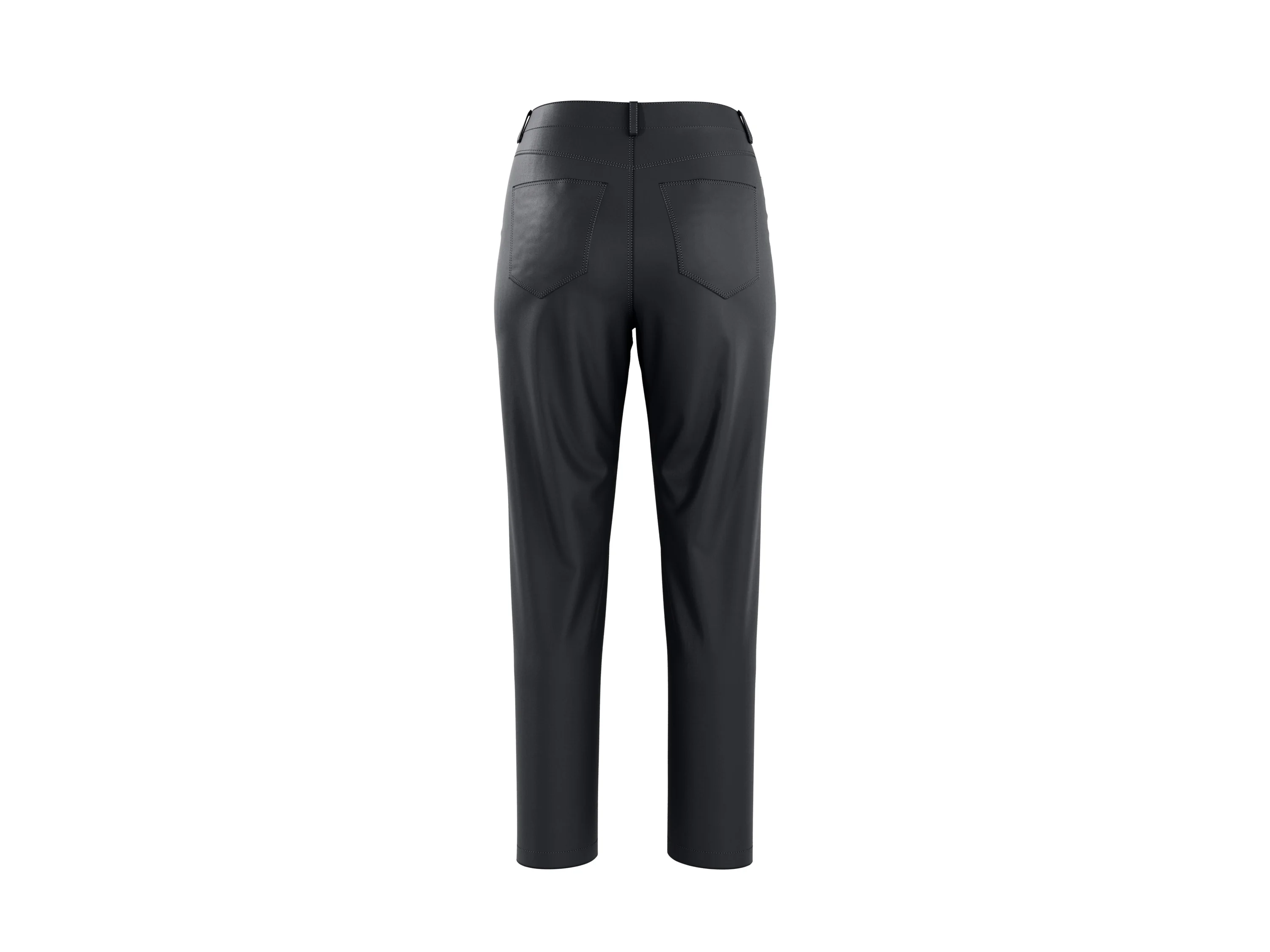 ESMARA® Damen Hose Slim Fit (Schwarz, 34) – Bild 4 von 4