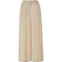 ESMARA® Damen Hose Wide Leg (Beige, 38)