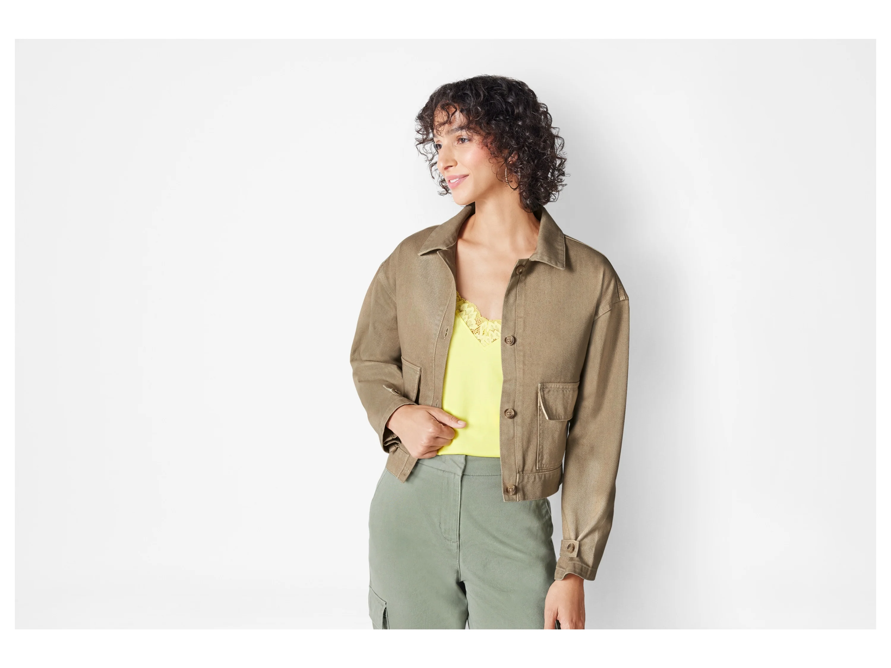 ESMARA® Damen Jacke (Beige, L(44/46)) – Bild 2 von 4