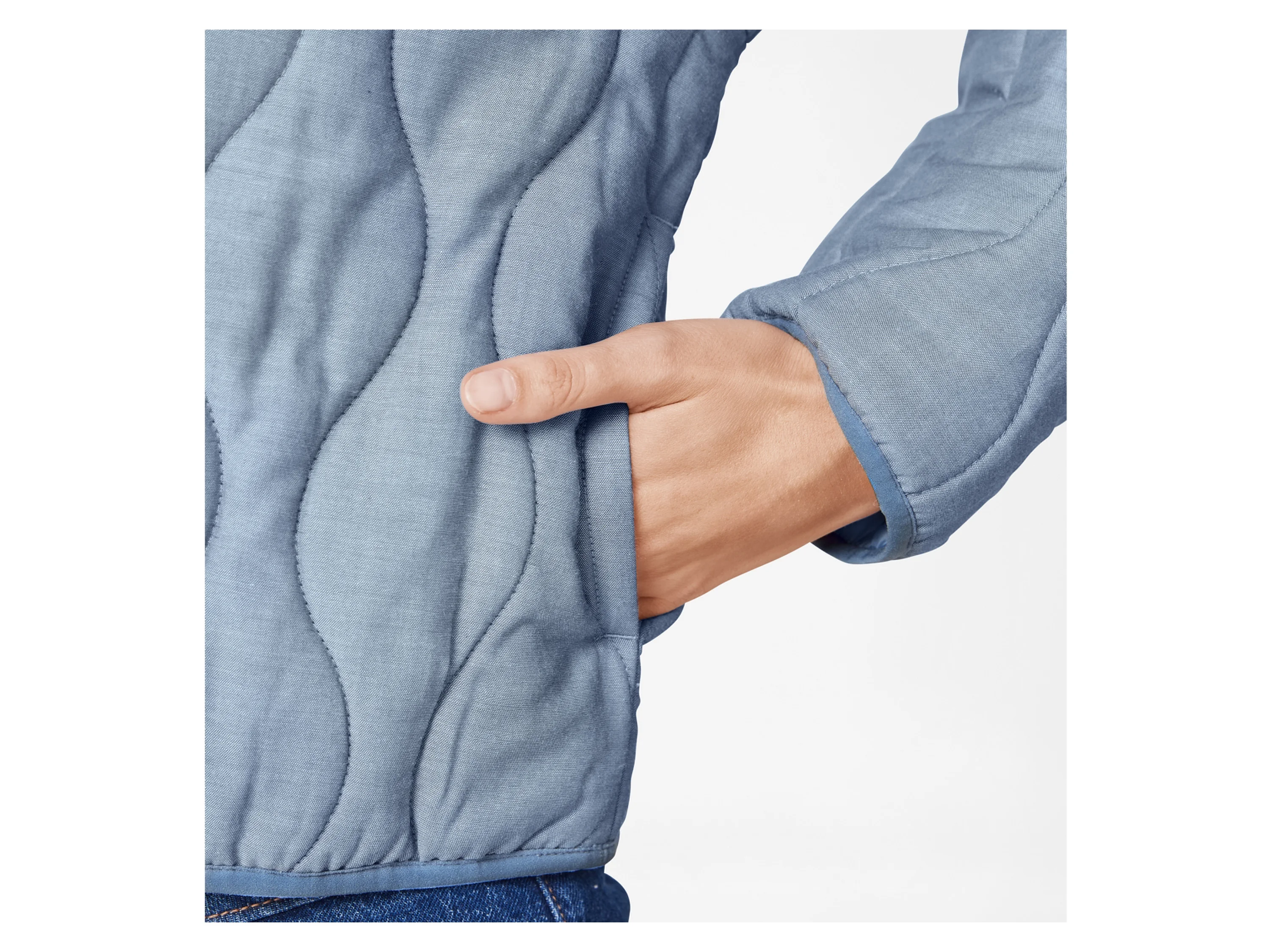 ESMARA® Damen Jacke (Blau, S(36/38)) – Bild 4 von 4
