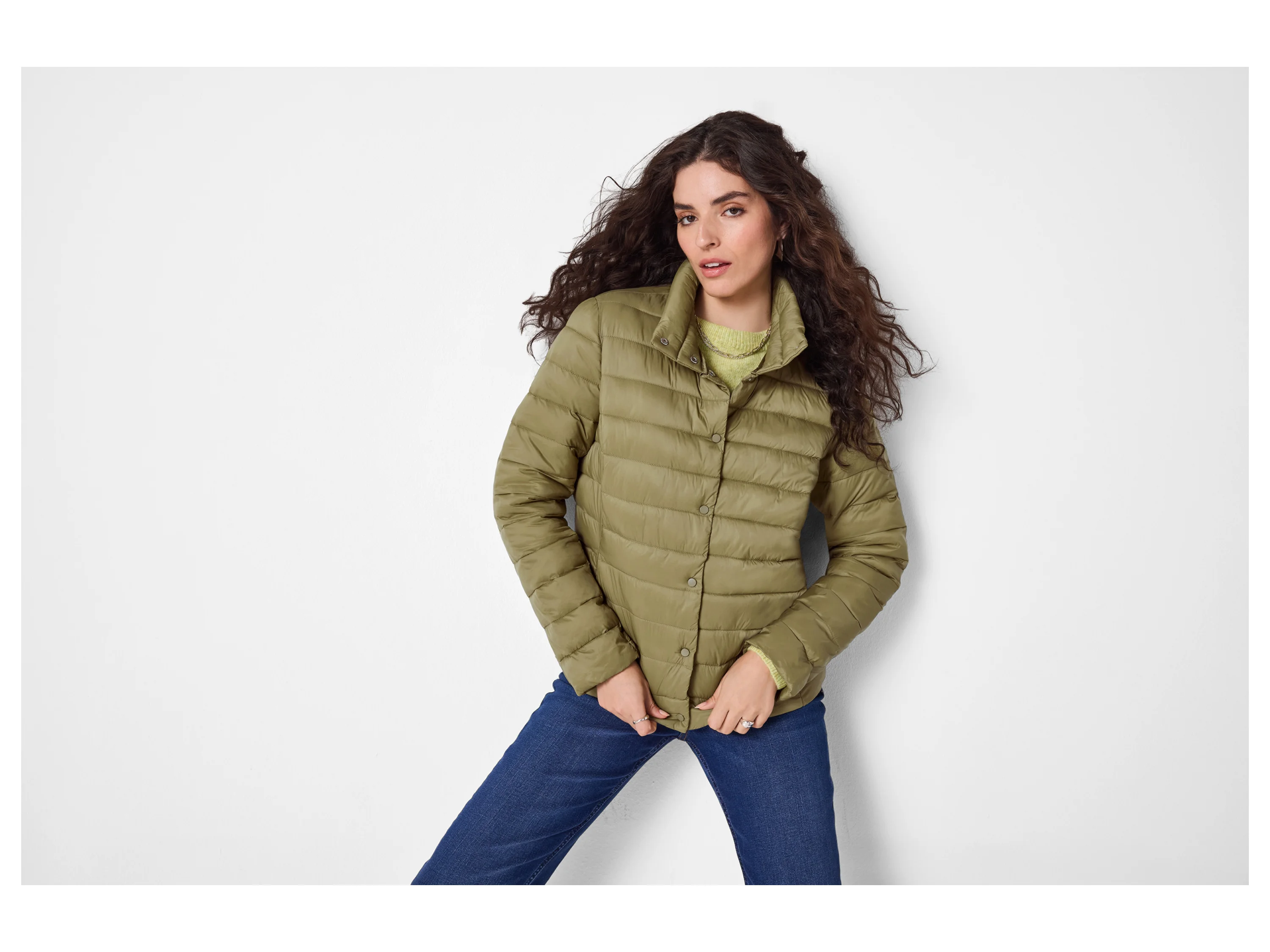 ESMARA® Damen Jacke Lightweight (Grün, S(36/38)) – Bild 2 von 3