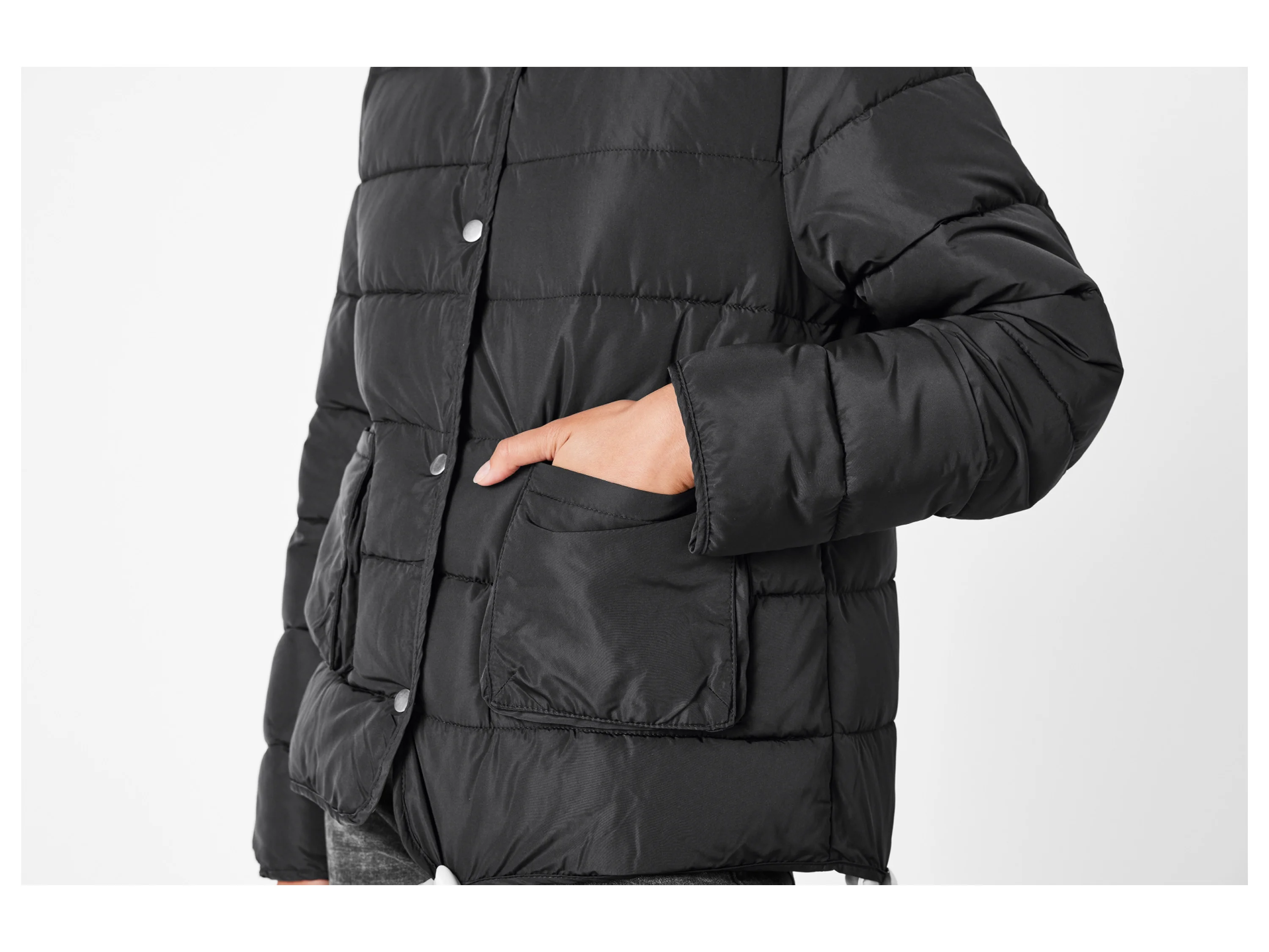 ESMARA® Damen Jacke Lightweight (Schwarz, XS(32/34)) – Bild 4 von 4
