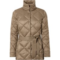 ESMARA® Damen Jacke mit Gürtel (Beige, XS(32/34))