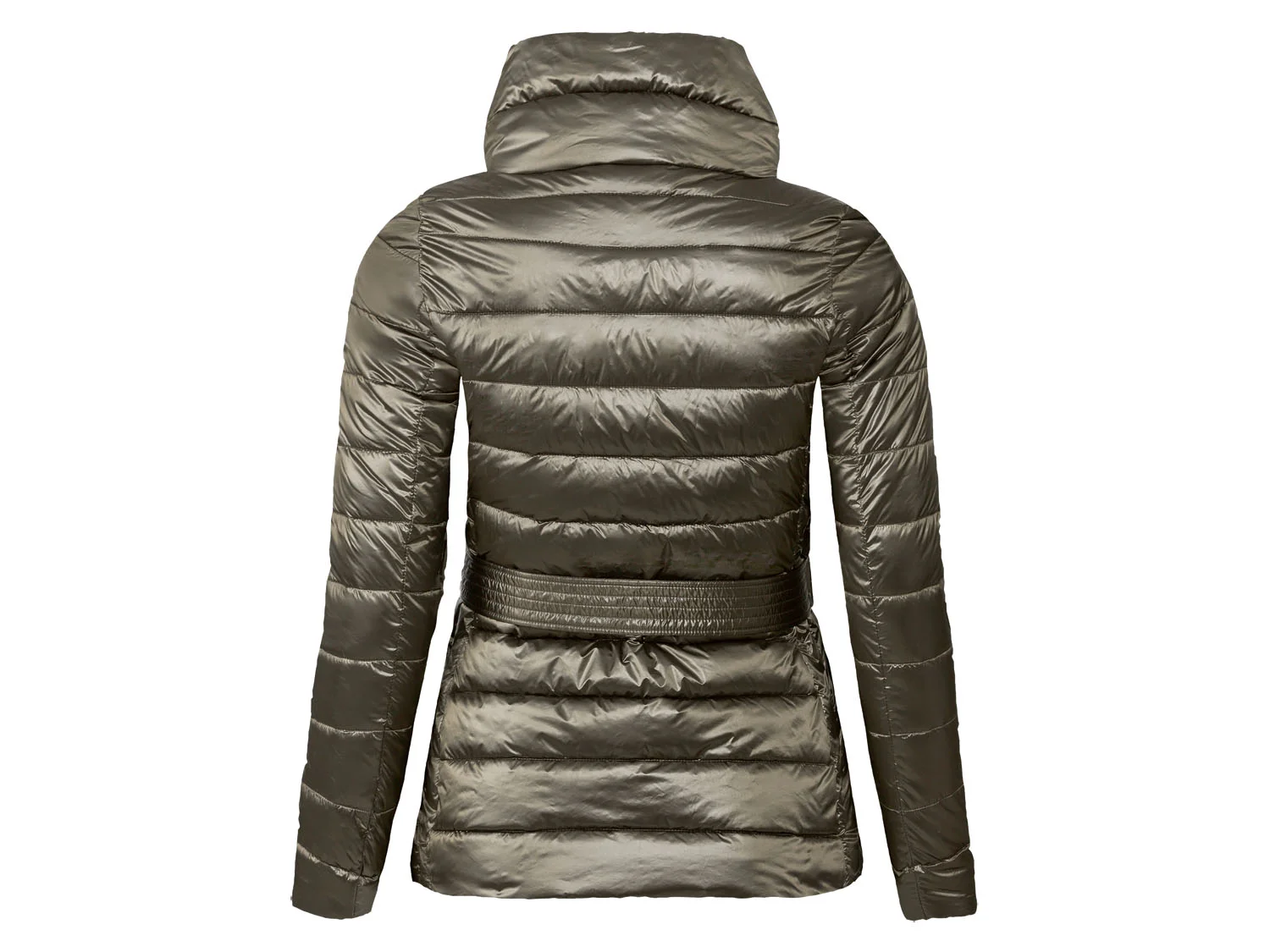 ESMARA® Damen Jacke mit Gürtel (Oliv, M(40/42)) – Bild 3 von 3