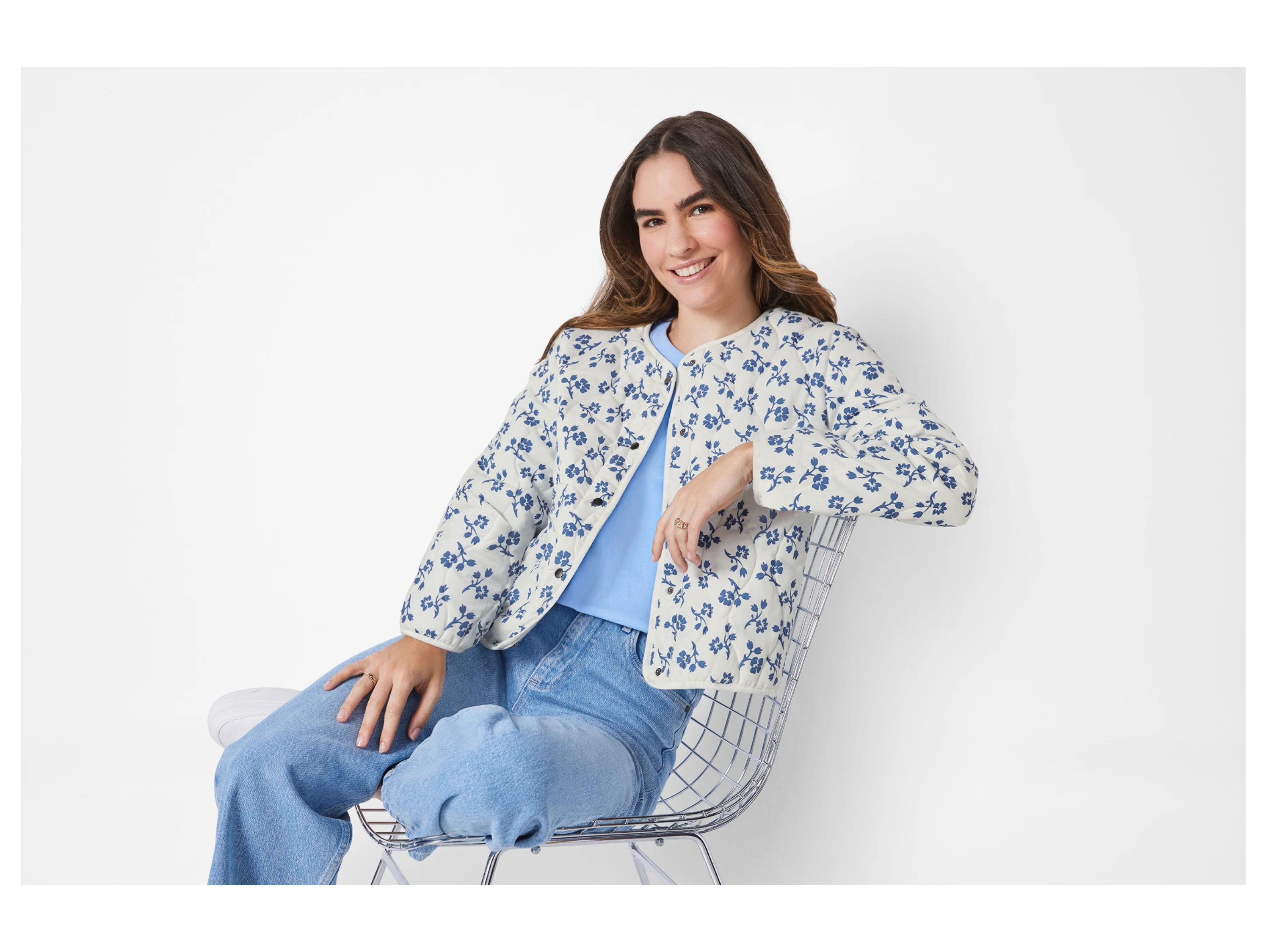 ESMARA® Damen Jacke (Weiß, S(36/38)) – Bild 2 von 4