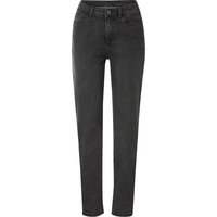 ESMARA® Damen Jeans, Straight Fit, hohe Leibhöhe (Anthrazit, 36)