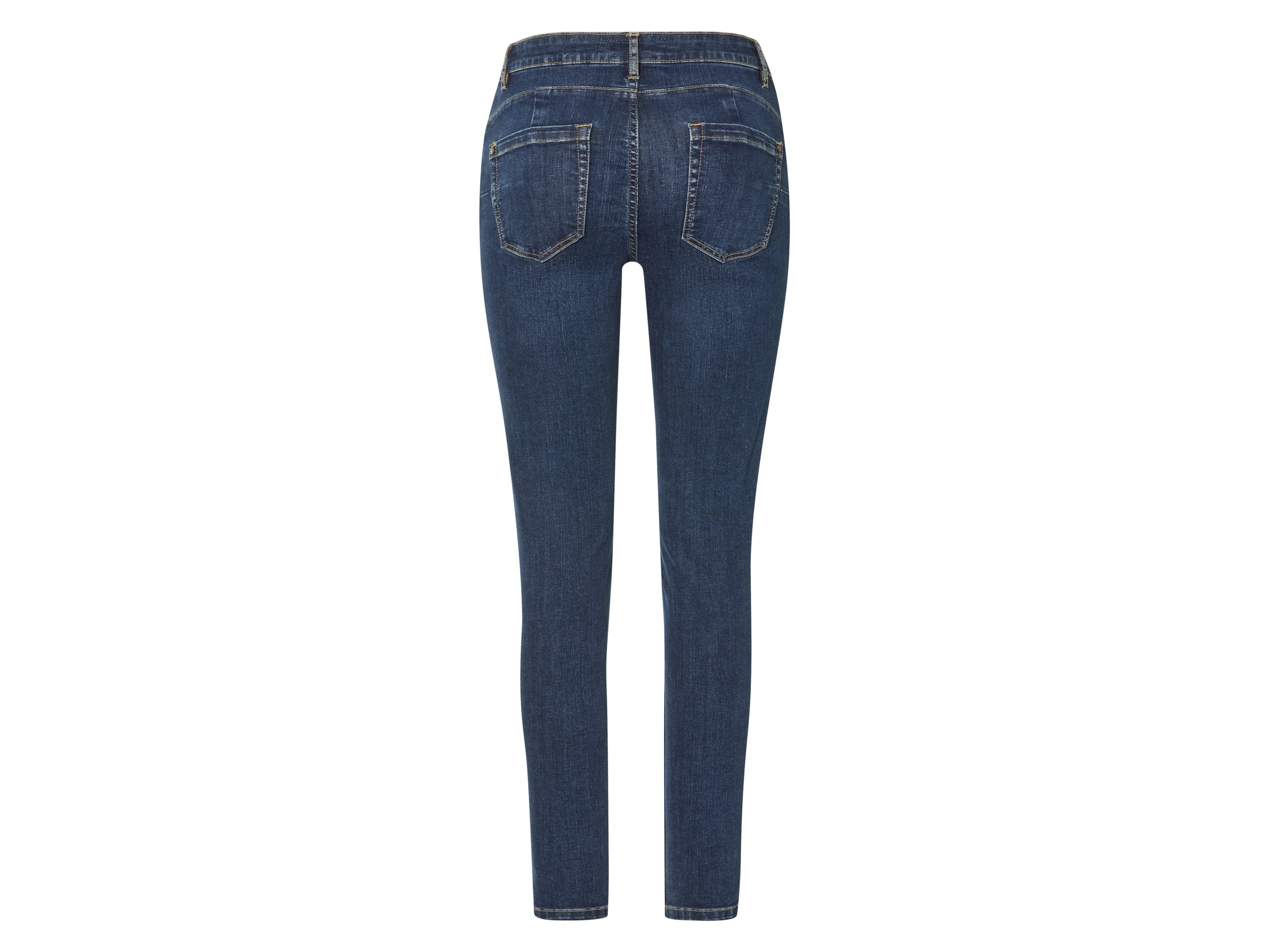 ESMARA® Damen Jeans, Super Skinny Fit, mit Po-Push-up-Effekt, normale Leibhöhe (Blau, 36) – Bild 3 von 4