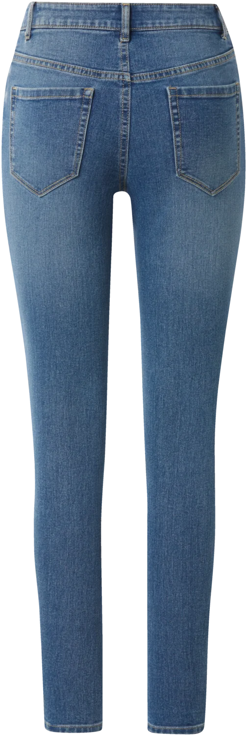 ESMARA® Damen Jeans, Skinny Fit, normale Leibhöhe (Blau, 44) – Bild 3 von 3