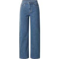 ESMARA® Damen Jeans, Wide Leg, hohe Leibhöhe (Blau, 40)