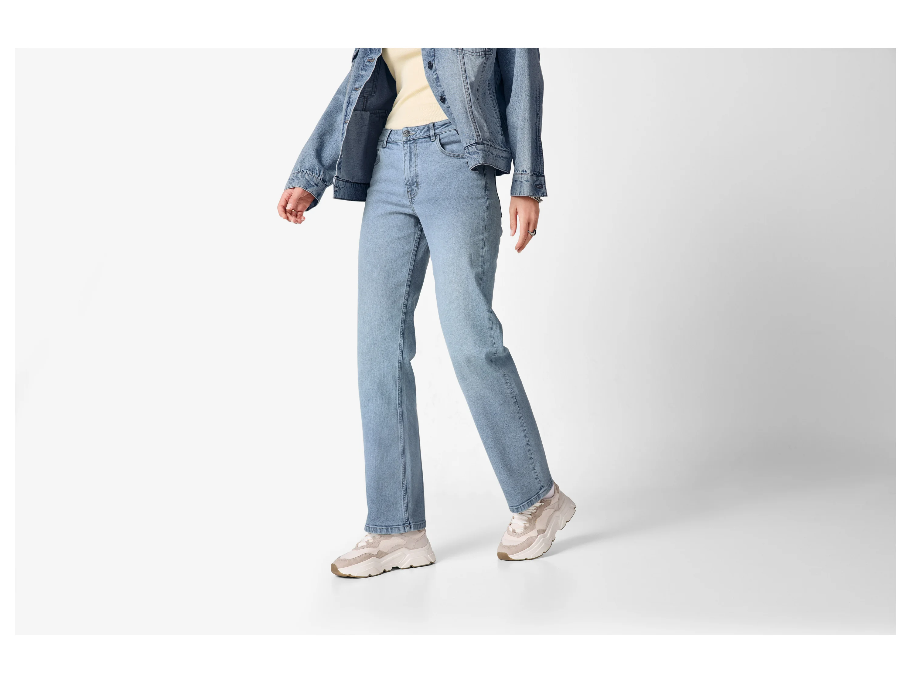 ESMARA® Damen Jeans (Hellblau, 44) – Bild 2 von 4