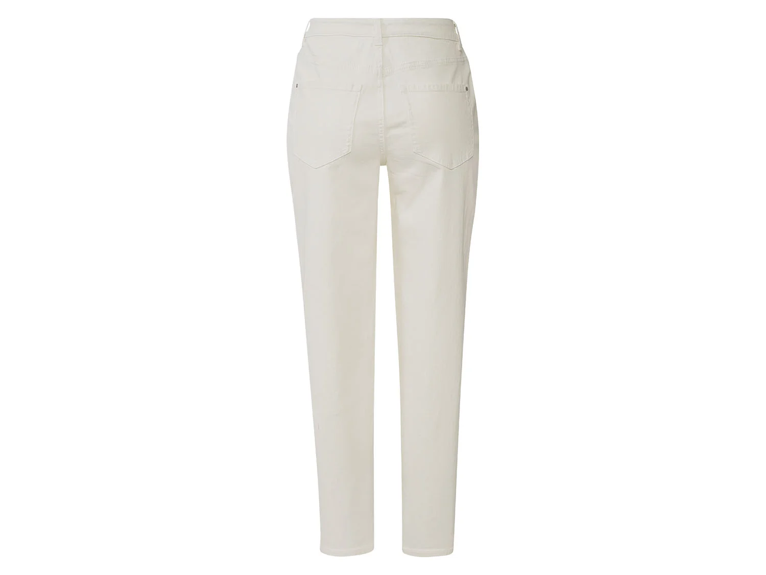 ESMARA® Damen Jeans Mom Fit (Creme, 44) – Bild 2 von 3