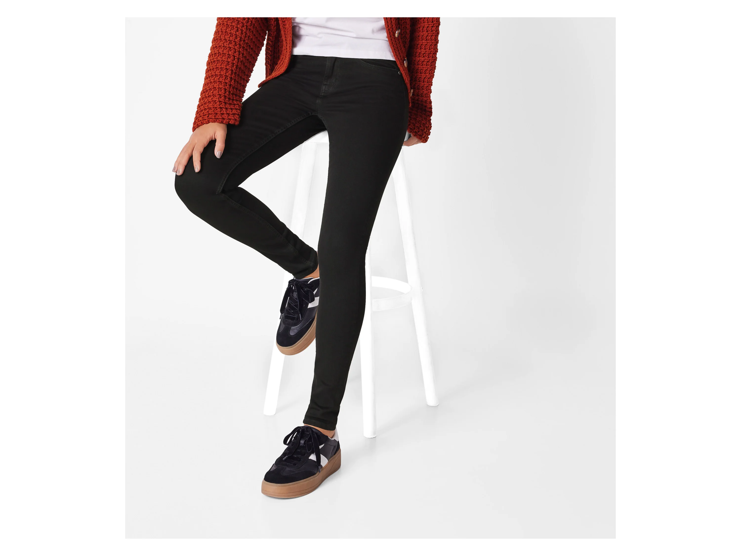 ESMARA® Damen Jeans (Schwarz, 40) – Bild 2 von 3