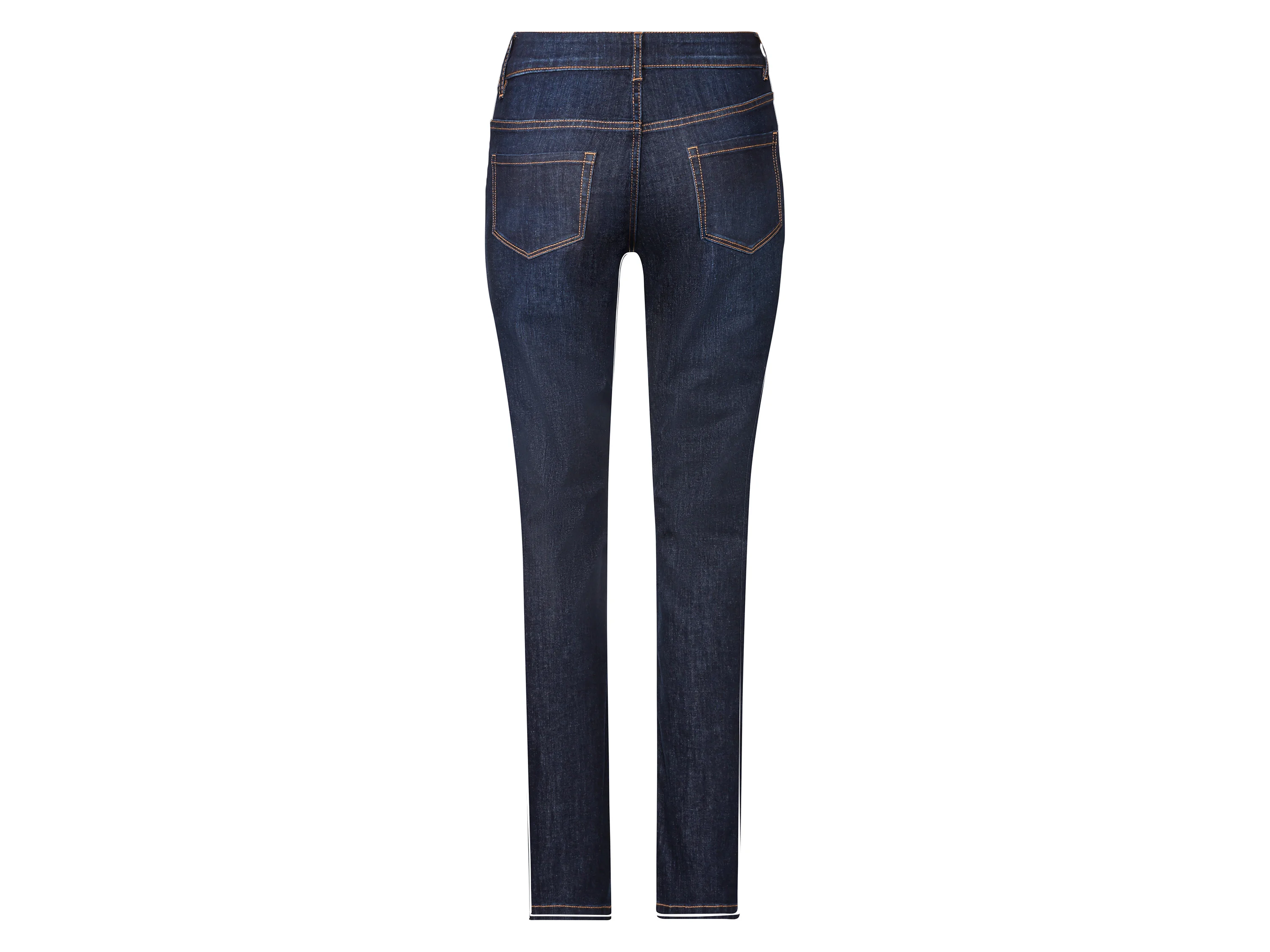 ESMARA® Damen Jeans Slim Fit (lange Länge, Dunkelblau, 34) – Bild 2 von 2