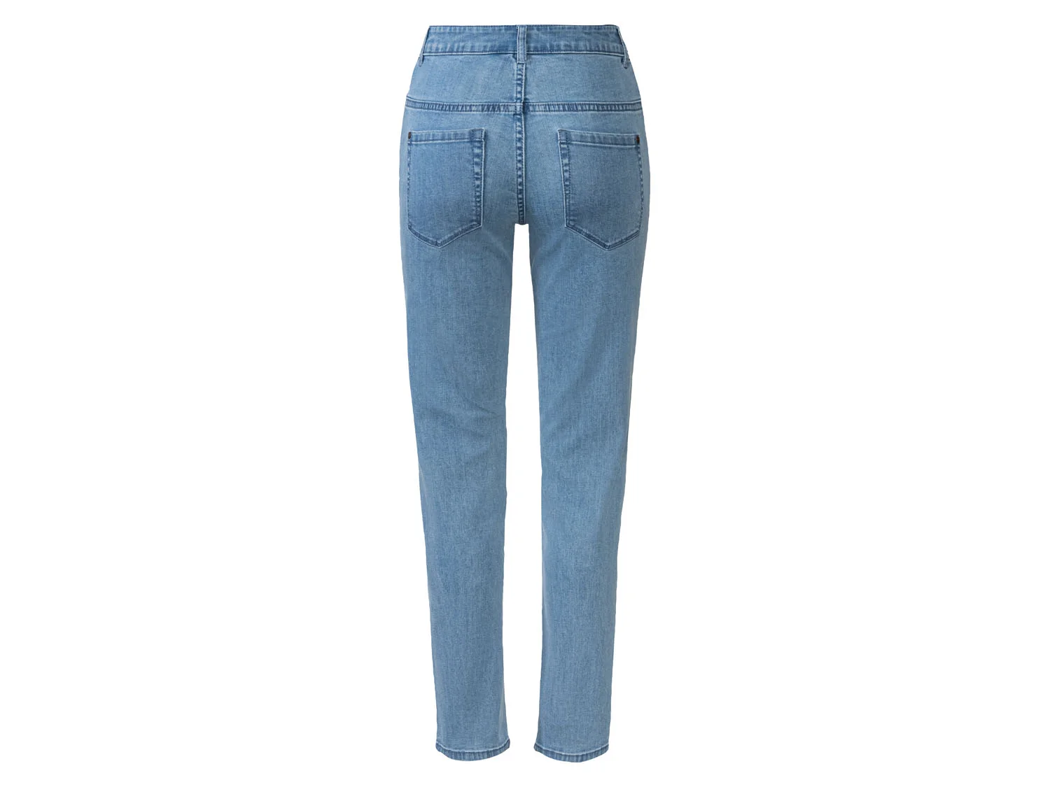 ESMARA® Damen Jeans Straight Fit (Hellblau, 36 long length) – Bild 2 von 2