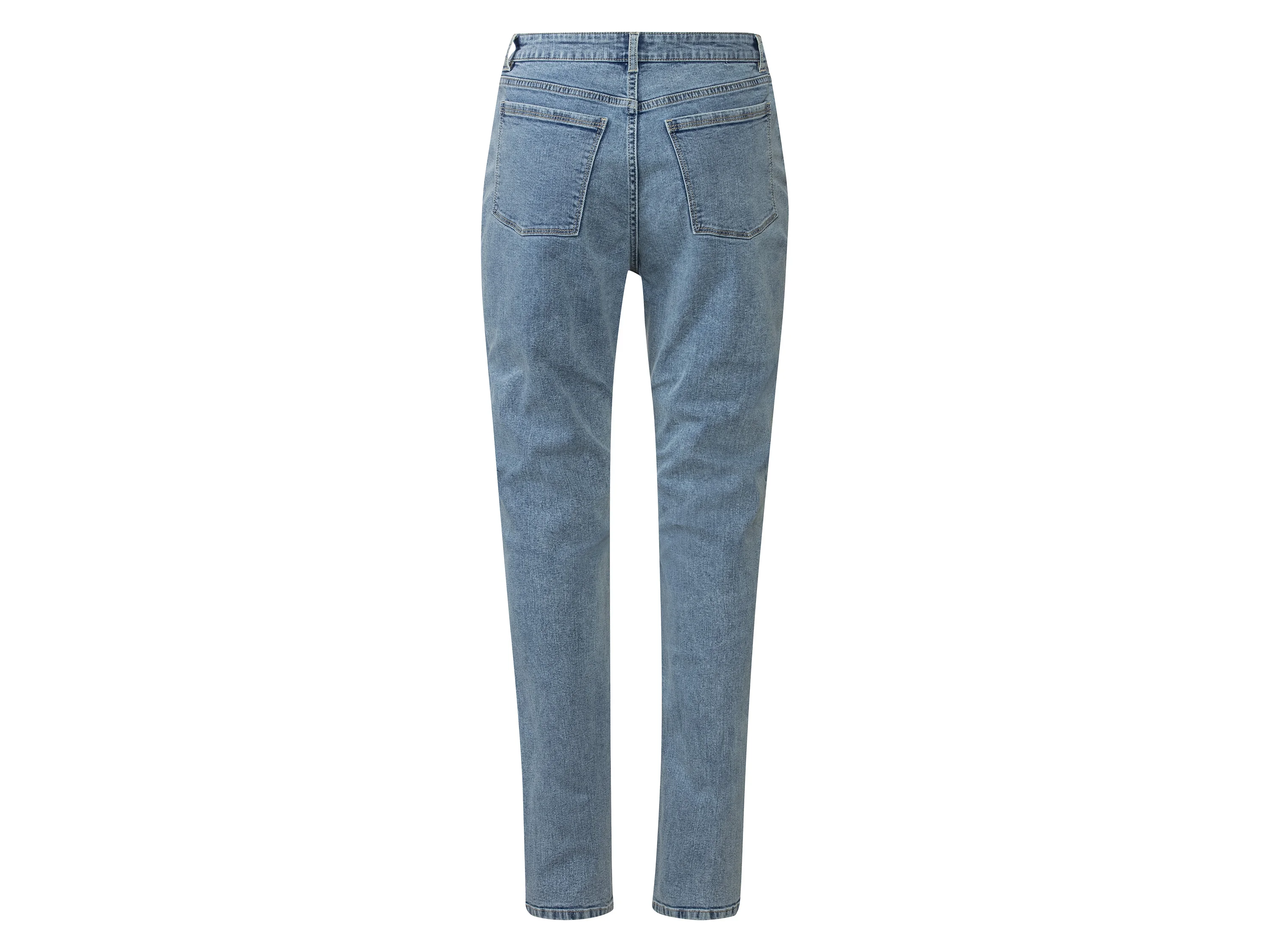 ESMARA® Damen Jeans Straight (Hellblau, 34 short length) – Bild 2 von 2