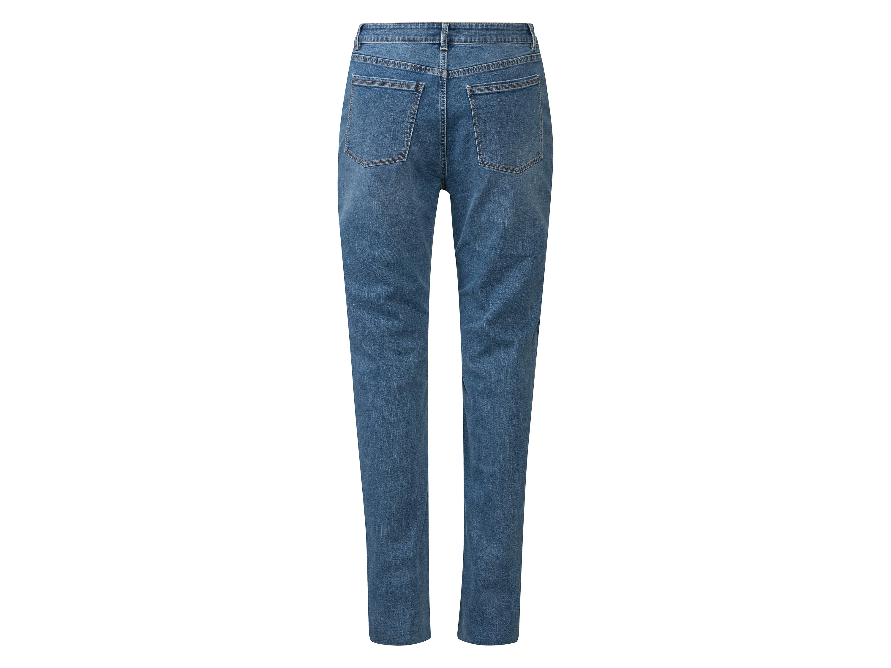 ESMARA® Damen Jeans Straight (Mittelblau, 36 short length) – Bild 2 von 2