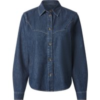 ESMARA® Damen Jeanshemd (Blau, 42)