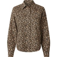 ESMARA® Damen Jeanshemd (Gemustert, 34)