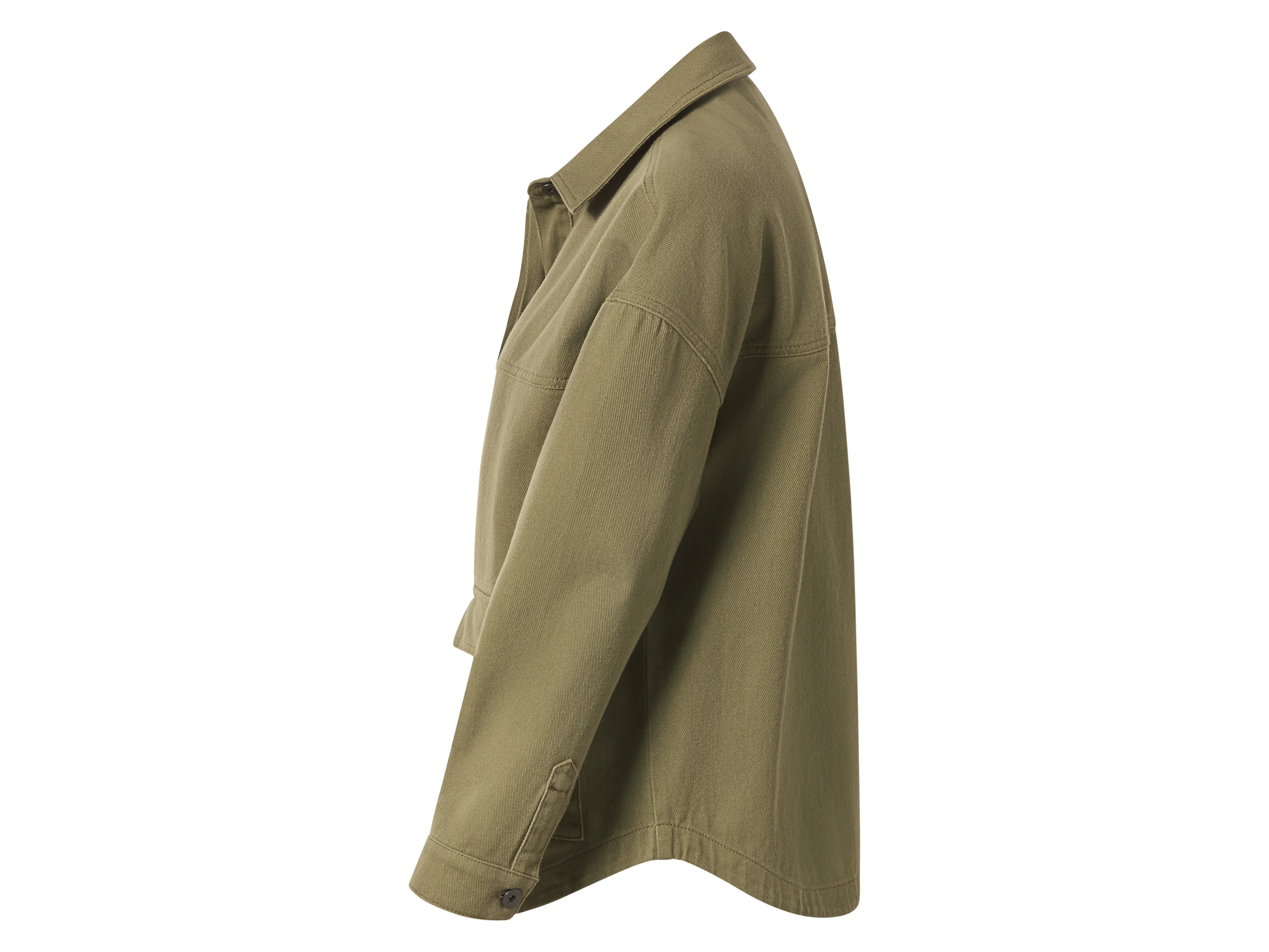 ESMARA® Damen Jeansjacke (Olive, 38) – Bild 3 von 4