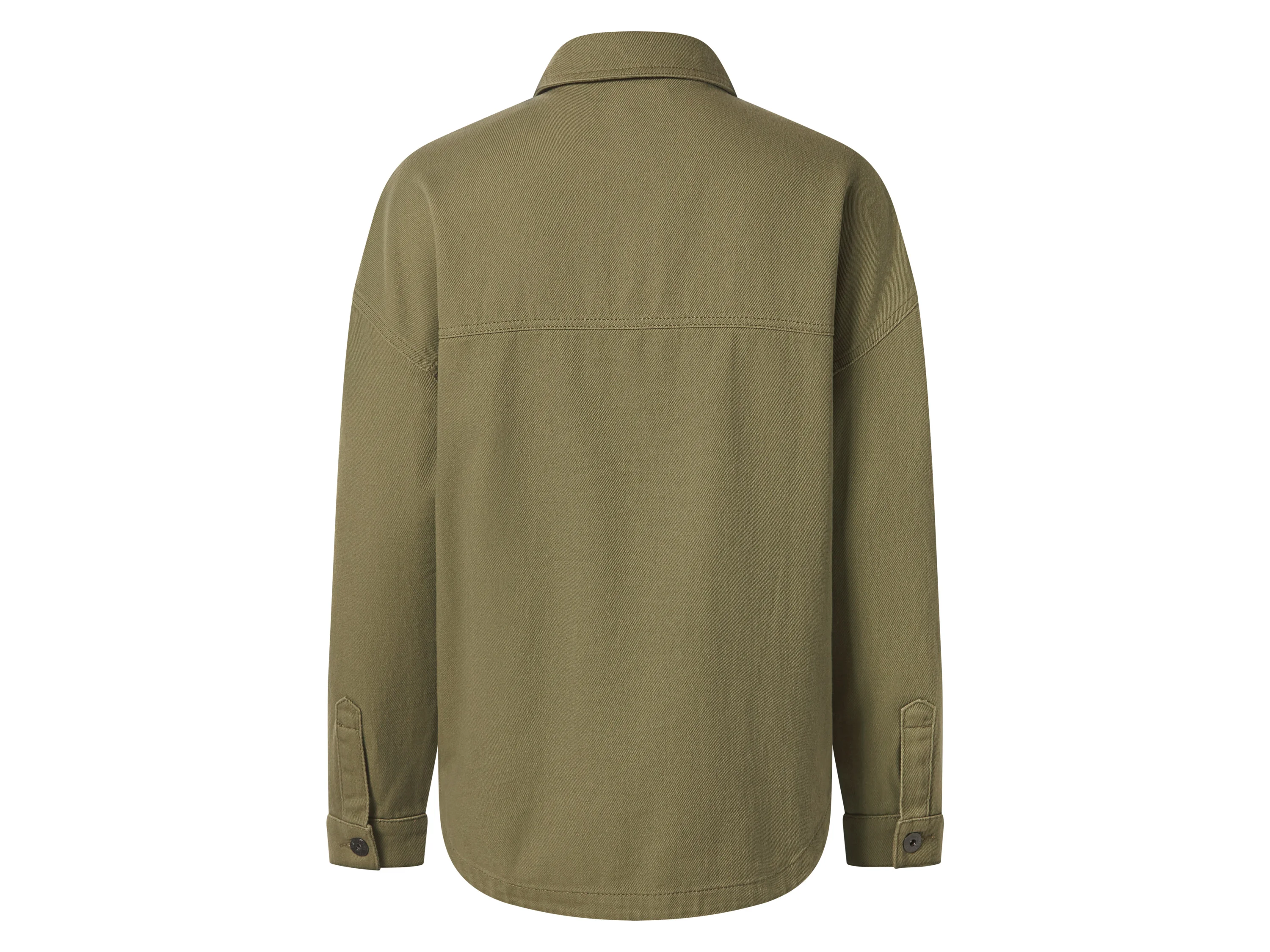 ESMARA® Damen Jeansjacke (Olive, 36) – Bild 4 von 4