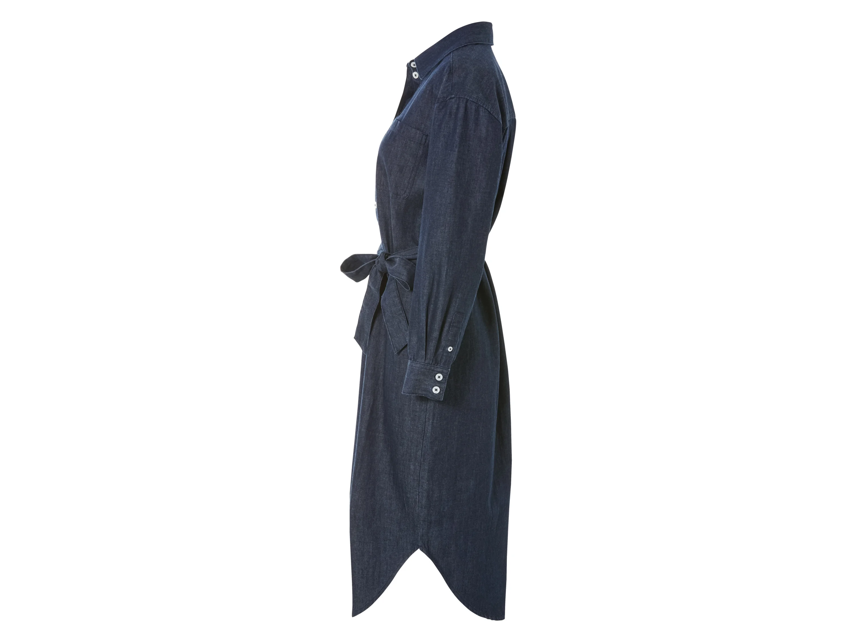 ESMARA® Damen Jeanskleid (Dunkelblau, 36) – Bild 3 von 4