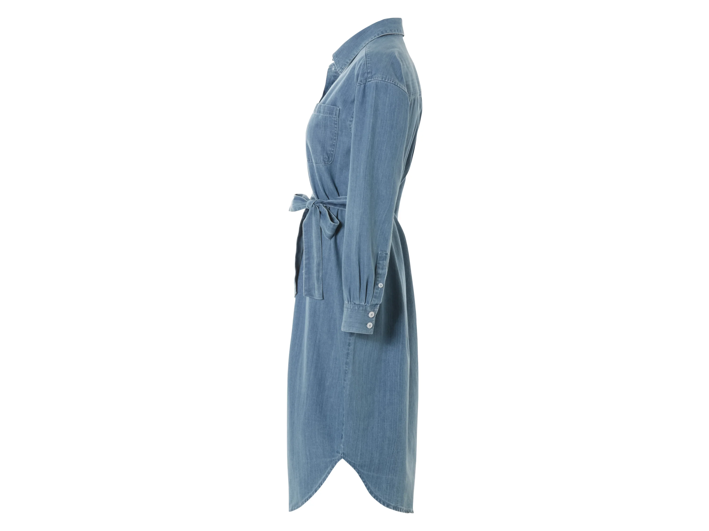 ESMARA® Damen Jeanskleid (Hellblau, 36) – Bild 3 von 4