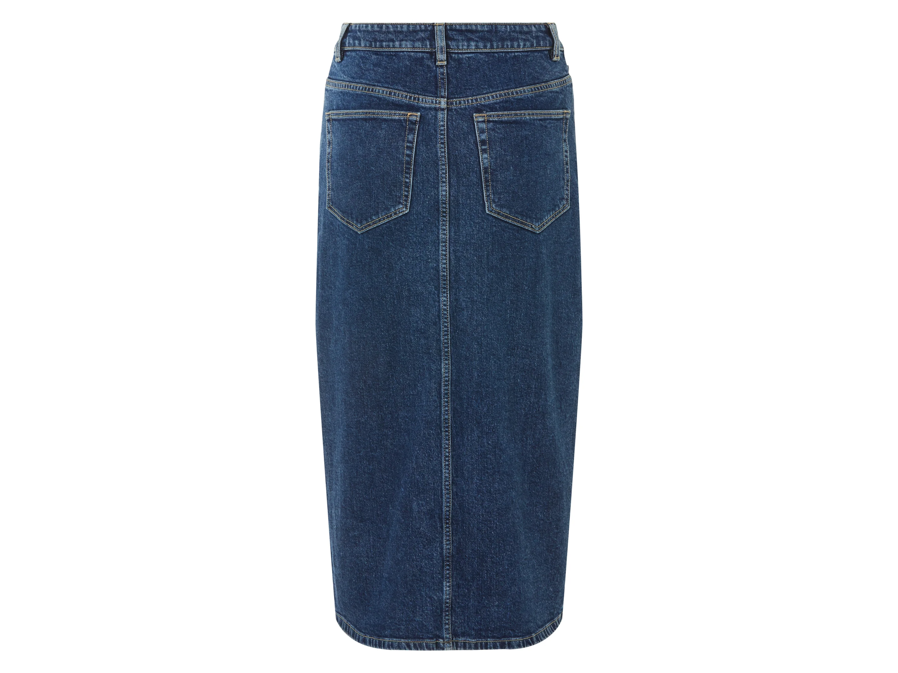 ESMARA® Damen Jeansrock Midi (Blau, 36) – Bild 3 von 3