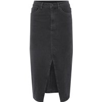 ESMARA® Damen Jeansrock Midi (Grau, 42)