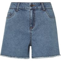 ESMARA® Damen Jeansshorts, leger geschnitten (Blau, 44)
