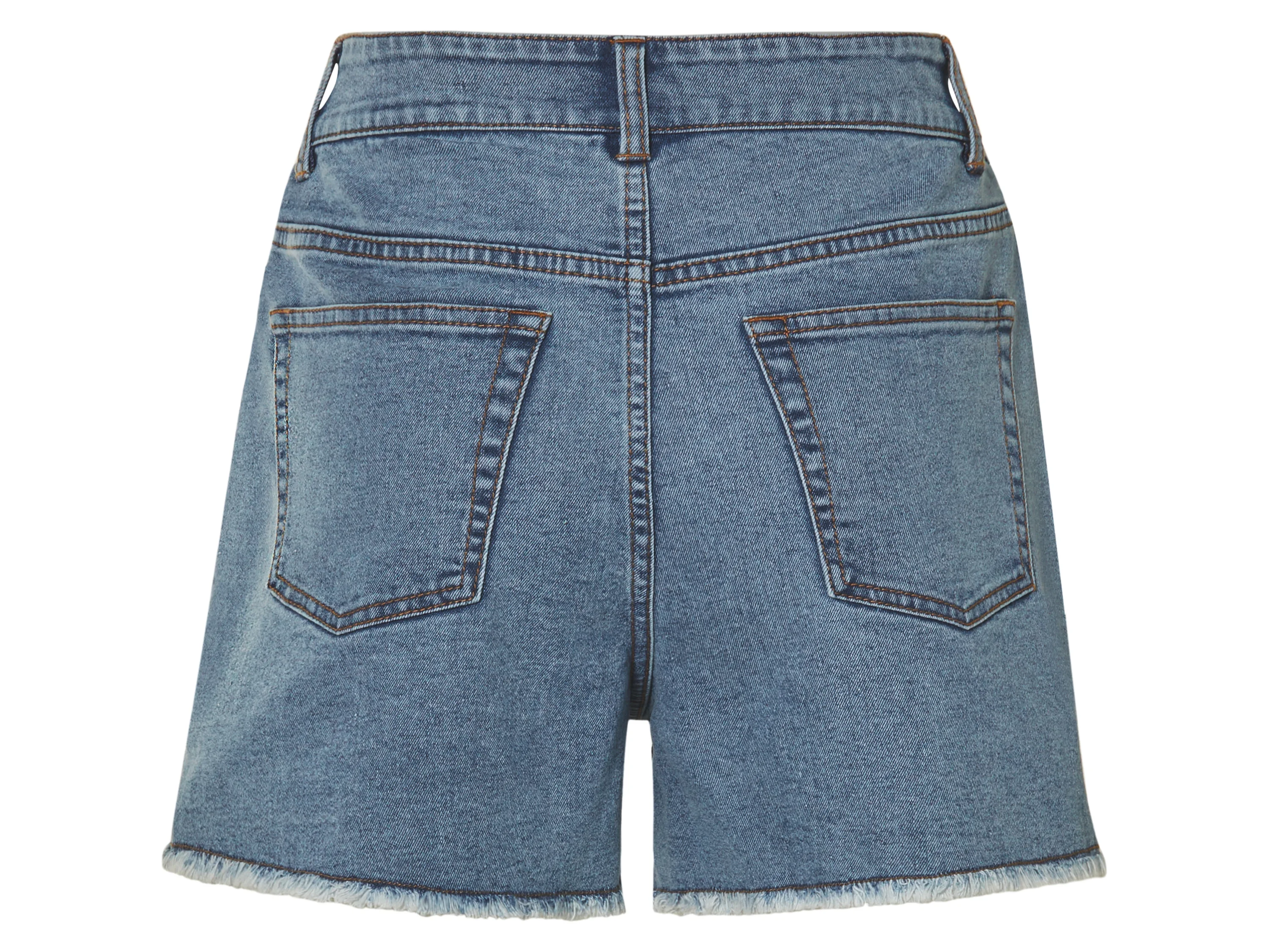 ESMARA® Damen Jeansshorts, leger geschnitten (Blau, 34) – Bild 3 von 3