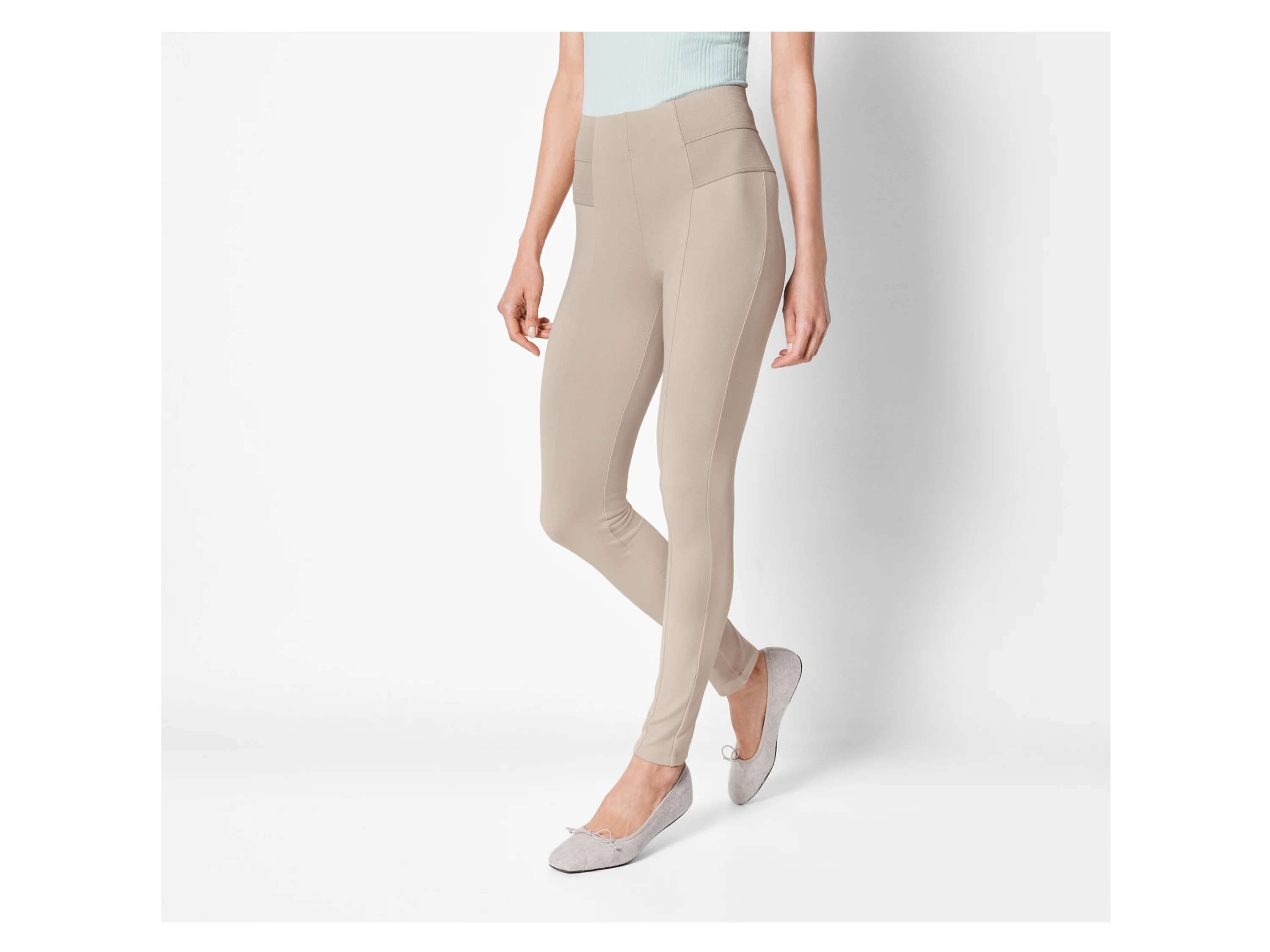 ESMARA® Damen Jeggings (Beige, M(40/42)) – Bild 2 von 3