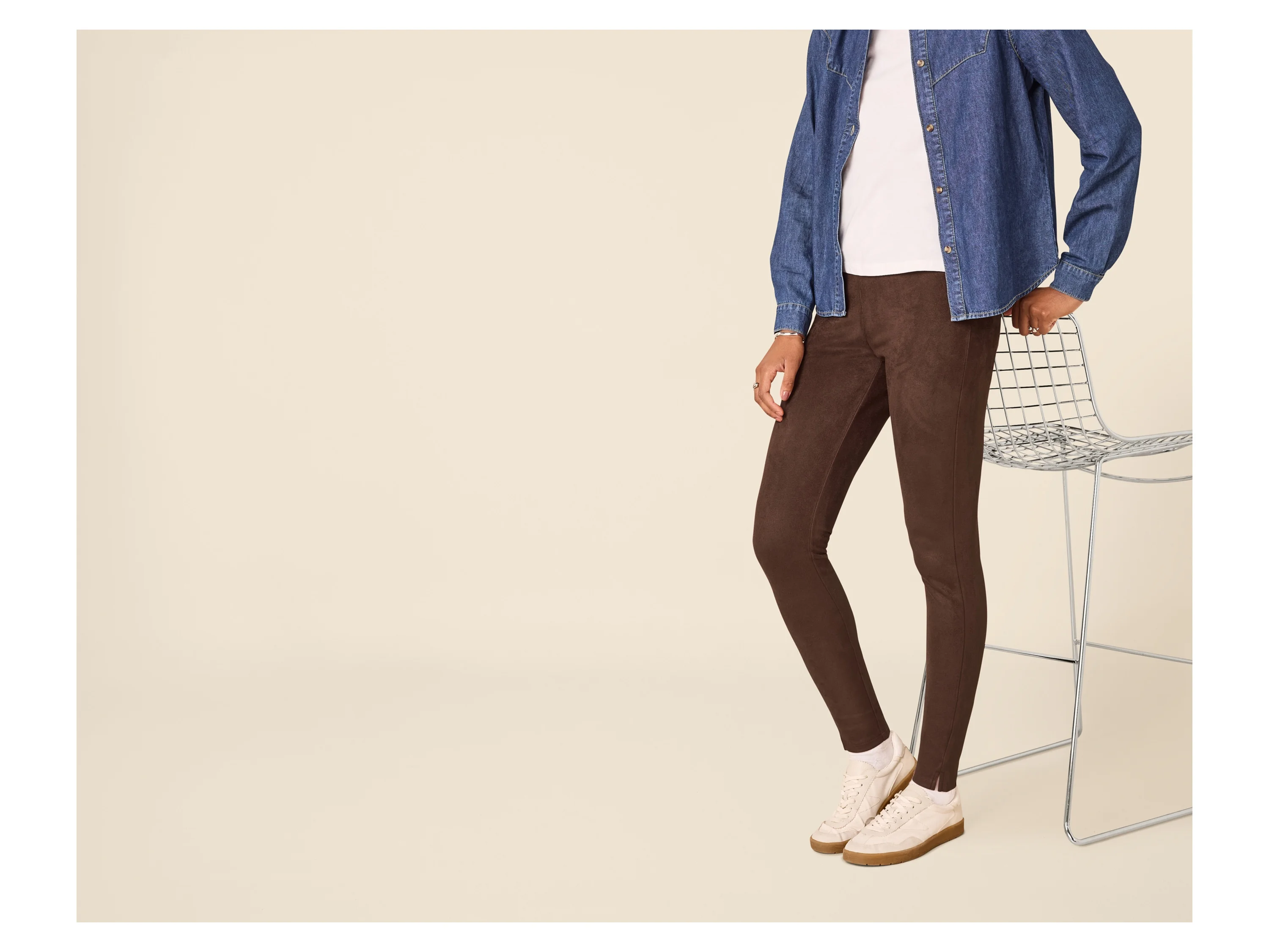 ESMARA® Damen Jeggings (Braun, XS(32/34)) – Bild 2 von 3