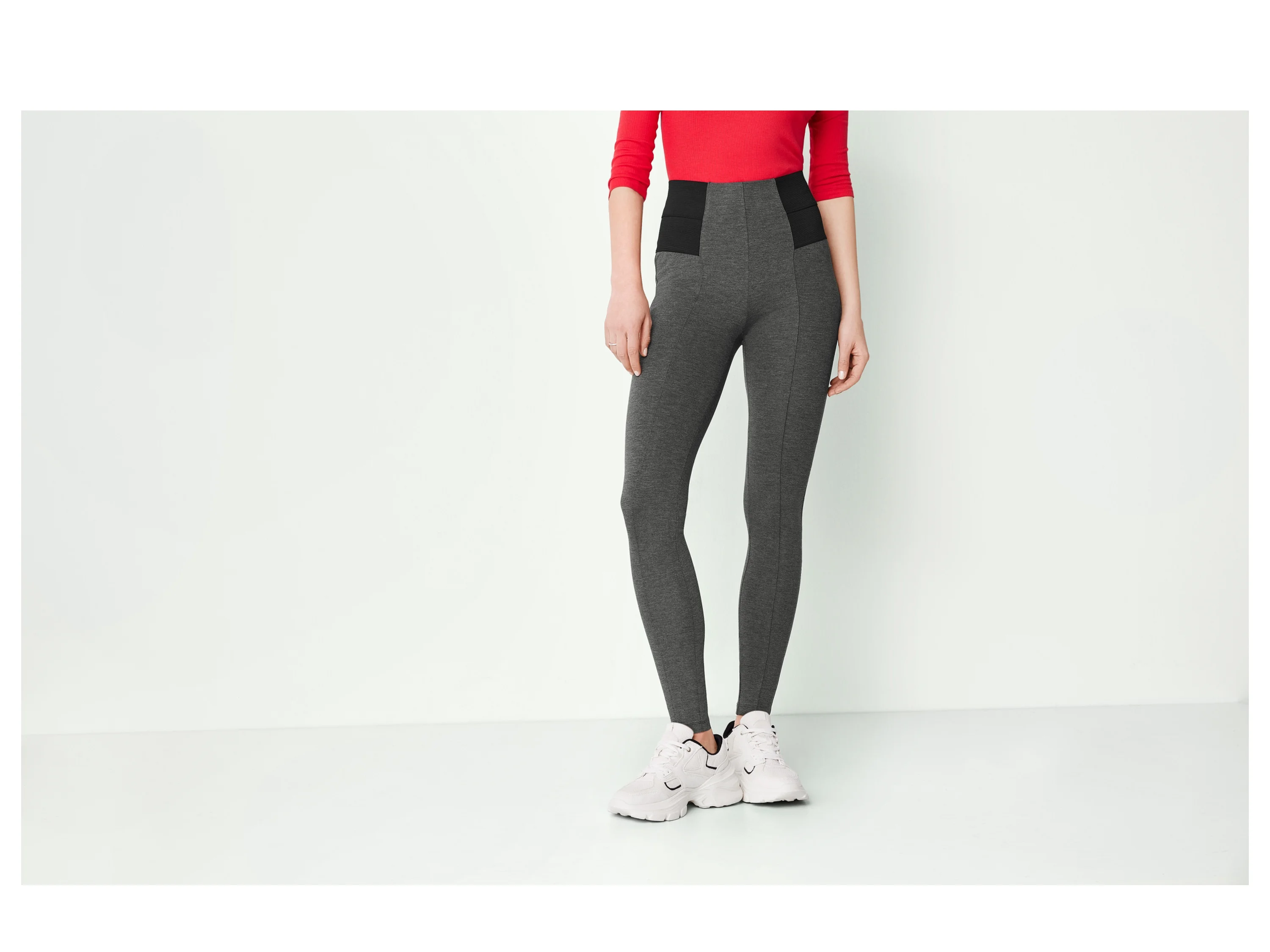 ESMARA® Damen Jeggings Shaping (Grau, L (44/46)) – Bild 2 von 3